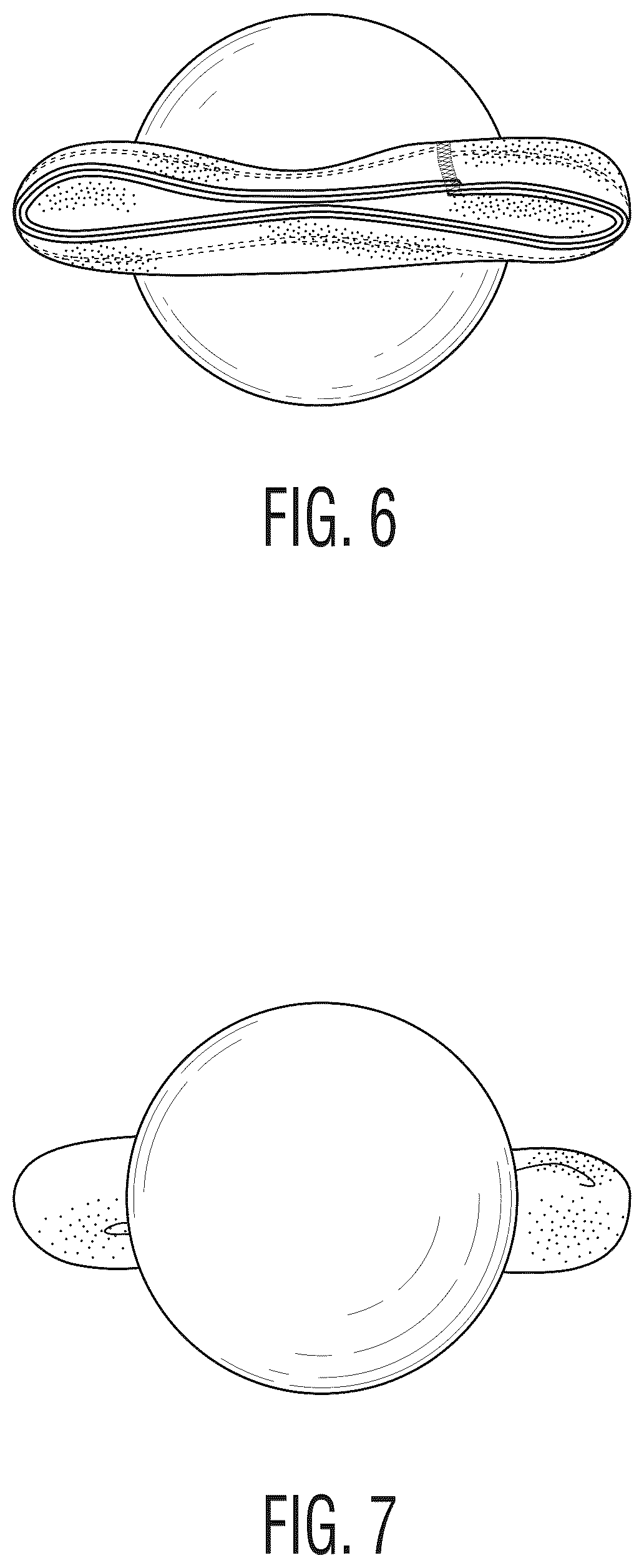 Patent USD1043879 Figure 6 – Baseball glove protector and pocket shaper apparatus