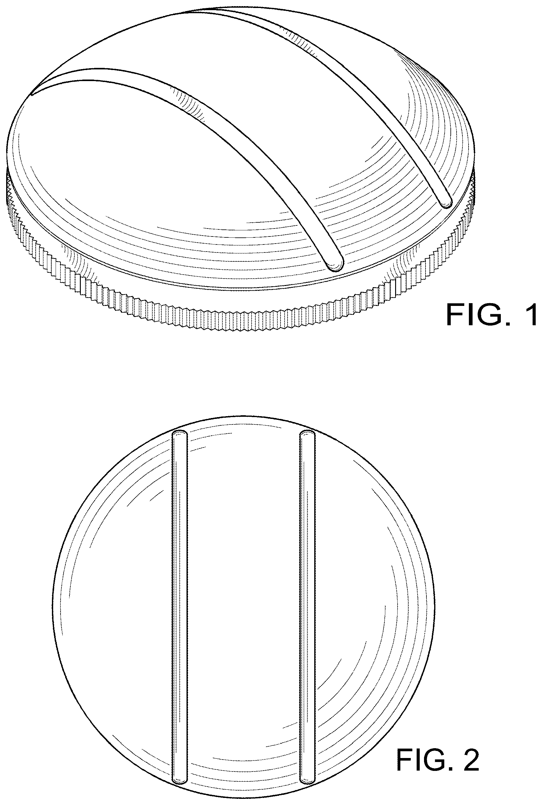 Patent USD1043881 Figure 1 – Golf ball marker