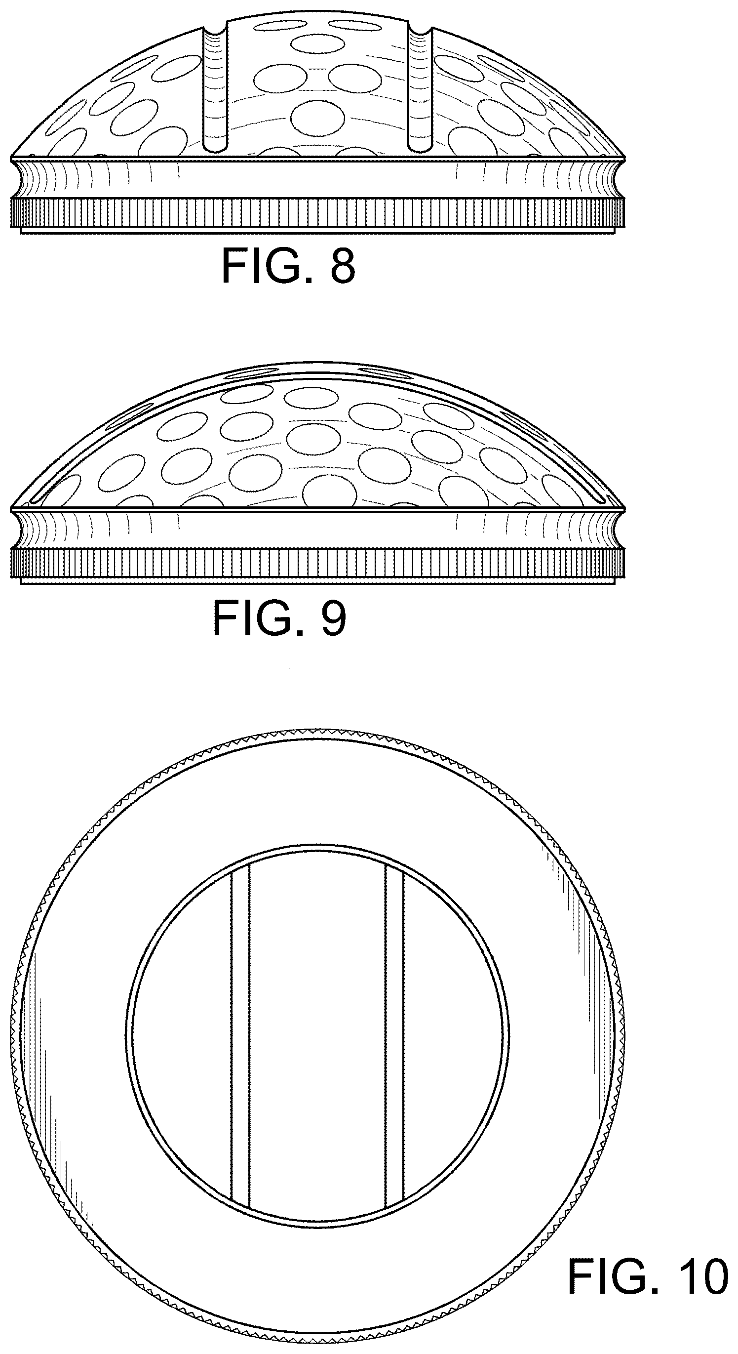 Patent USD1043881 Figure 4 – Golf ball marker