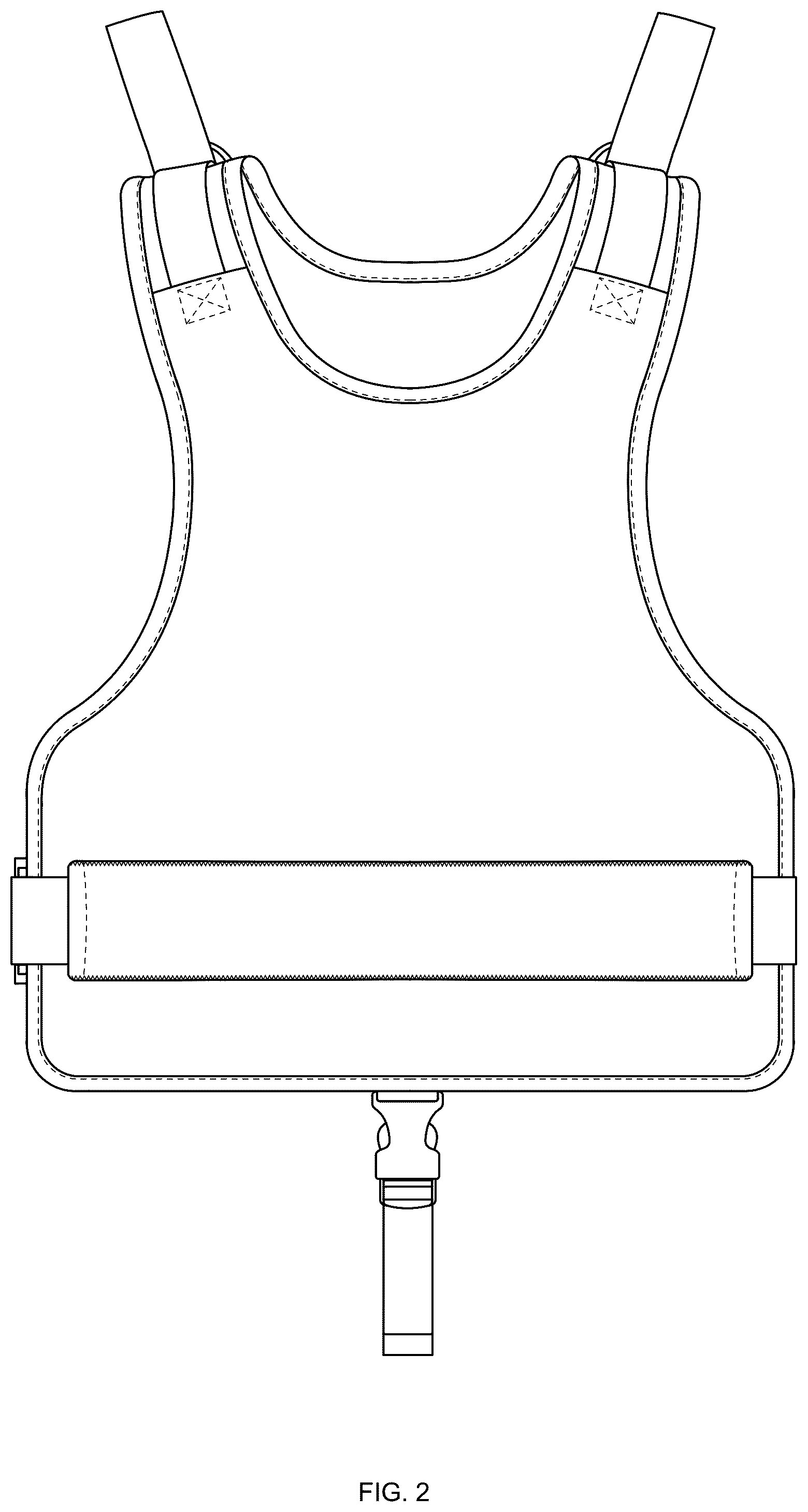 Patent USD1043882 Figure 2 – Swim vest