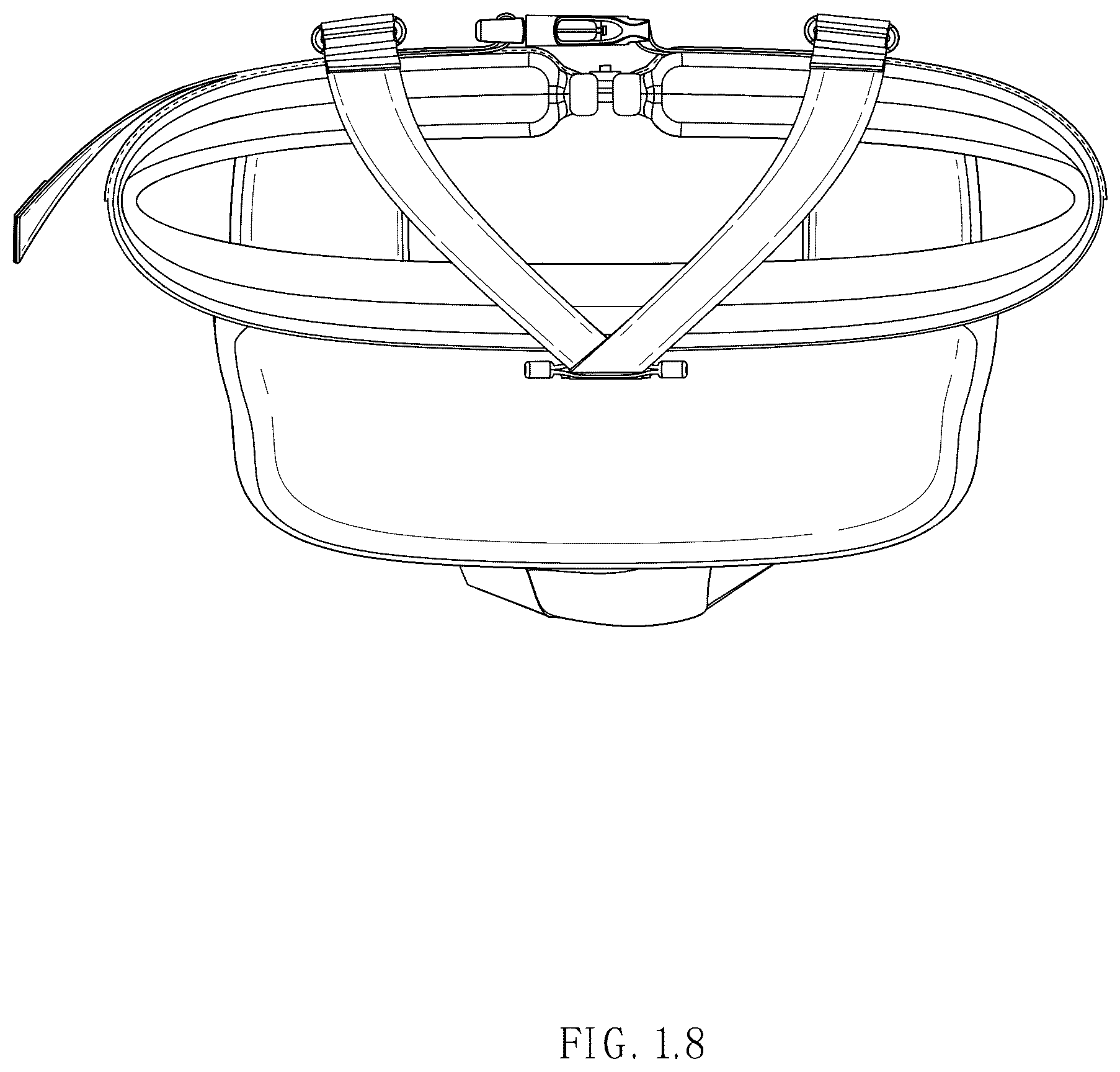 Patent USD1043883 Figure 8 – Life vest with a foam collar for head and neck support