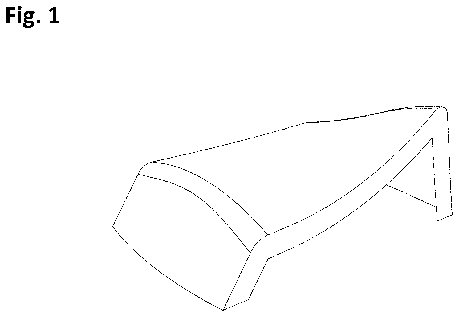 Patent USD1043885 Figure 1 – Part of modular pump track