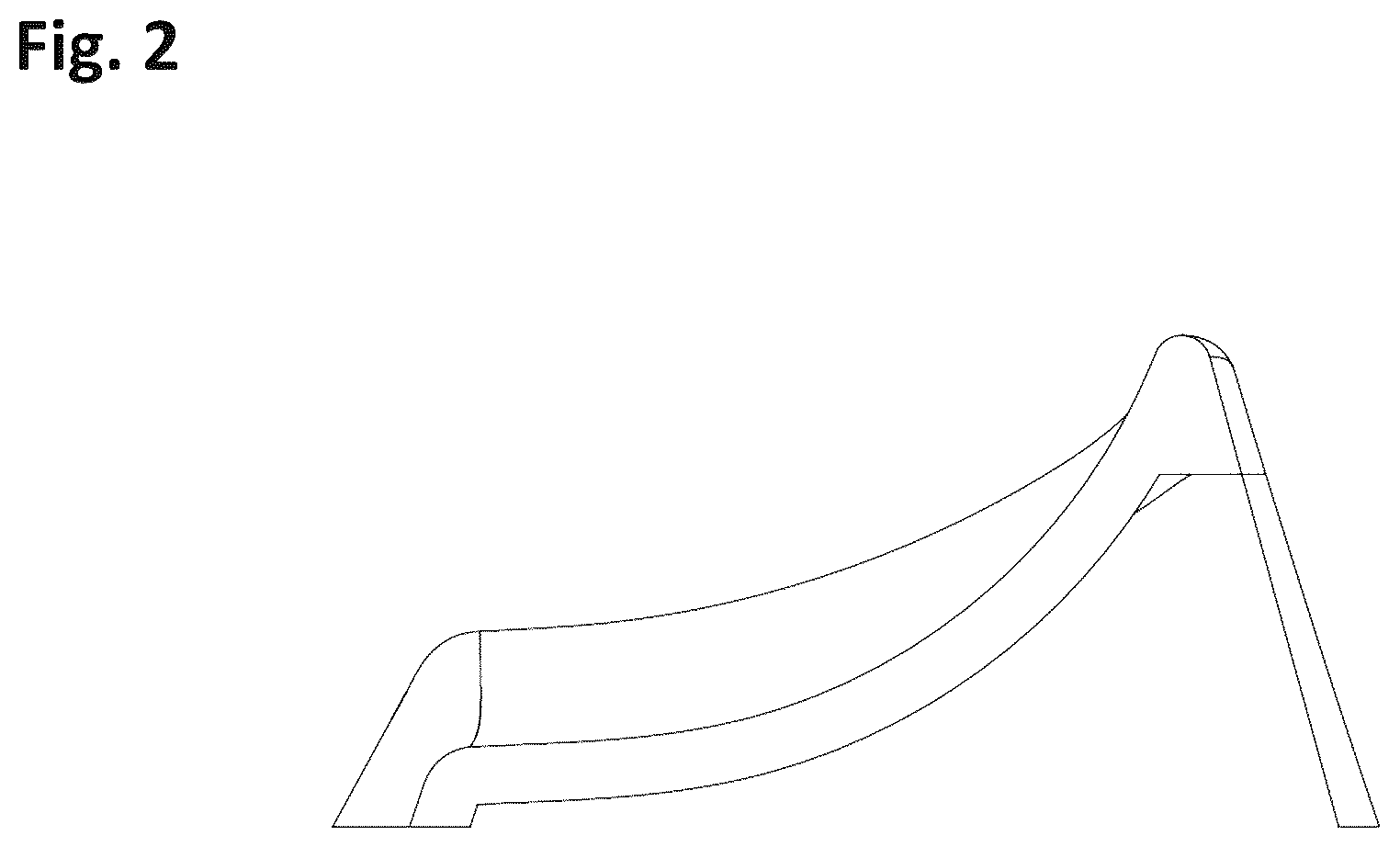 Patent USD1043886 Figure 2 – Part of modular pump track