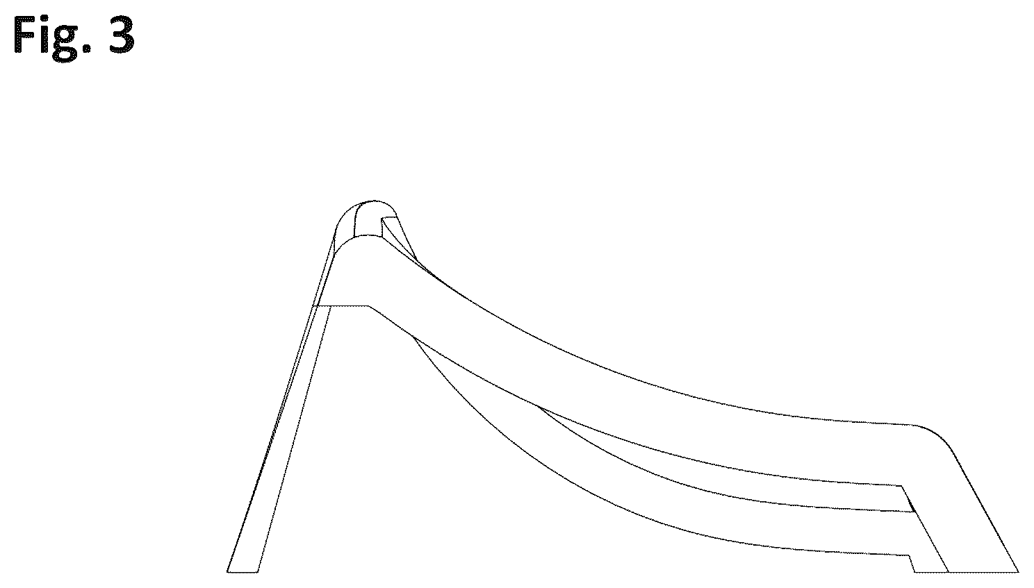 Patent USD1043886 Figure 3 – Part of modular pump track