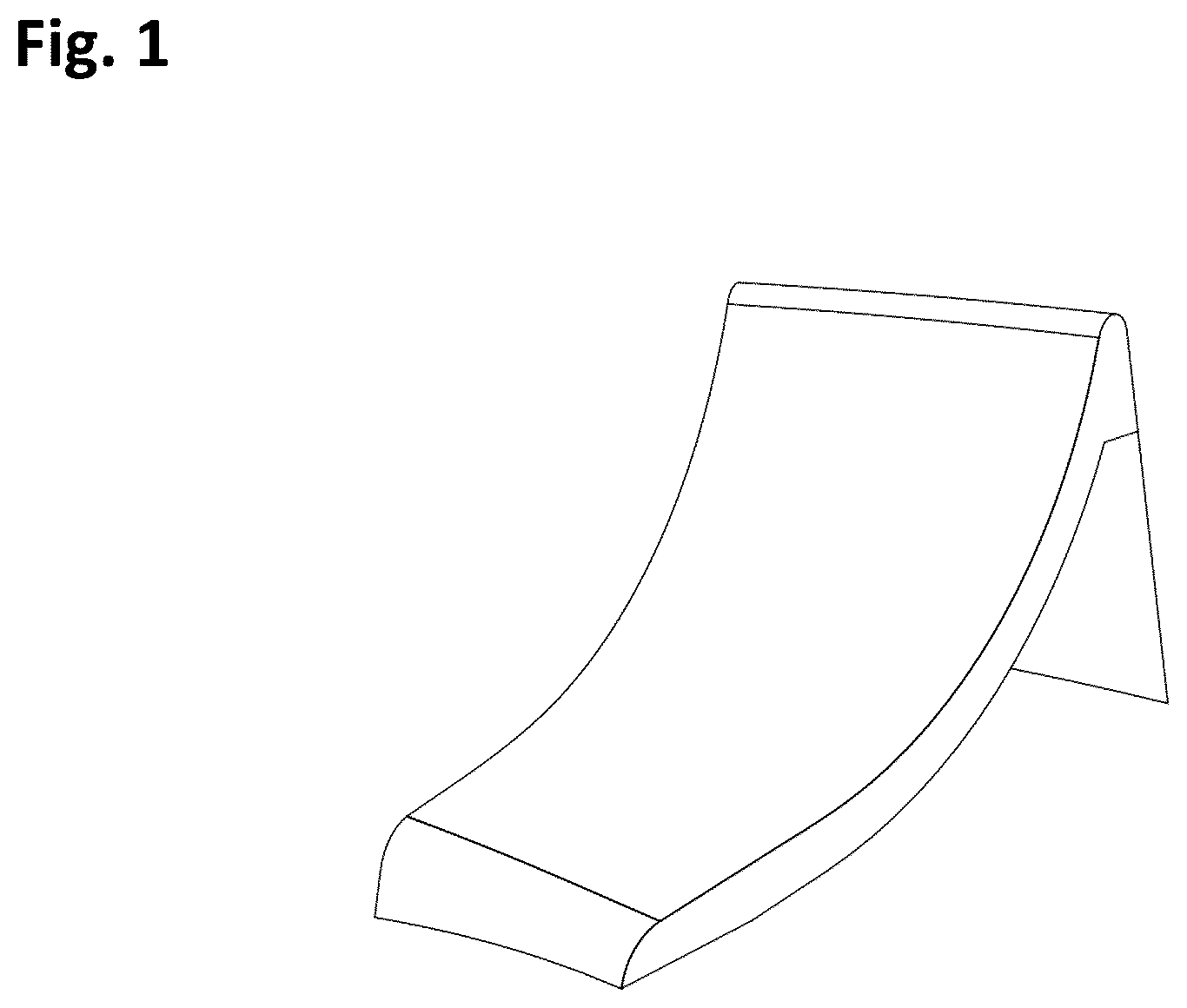 Patent USD1043887 Figure 1 – Part of modular pump track
