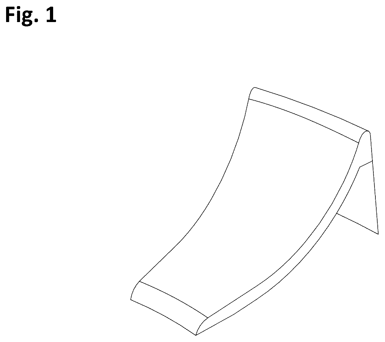 Patent USD1043888 Figure 1 – Part of modular pump track