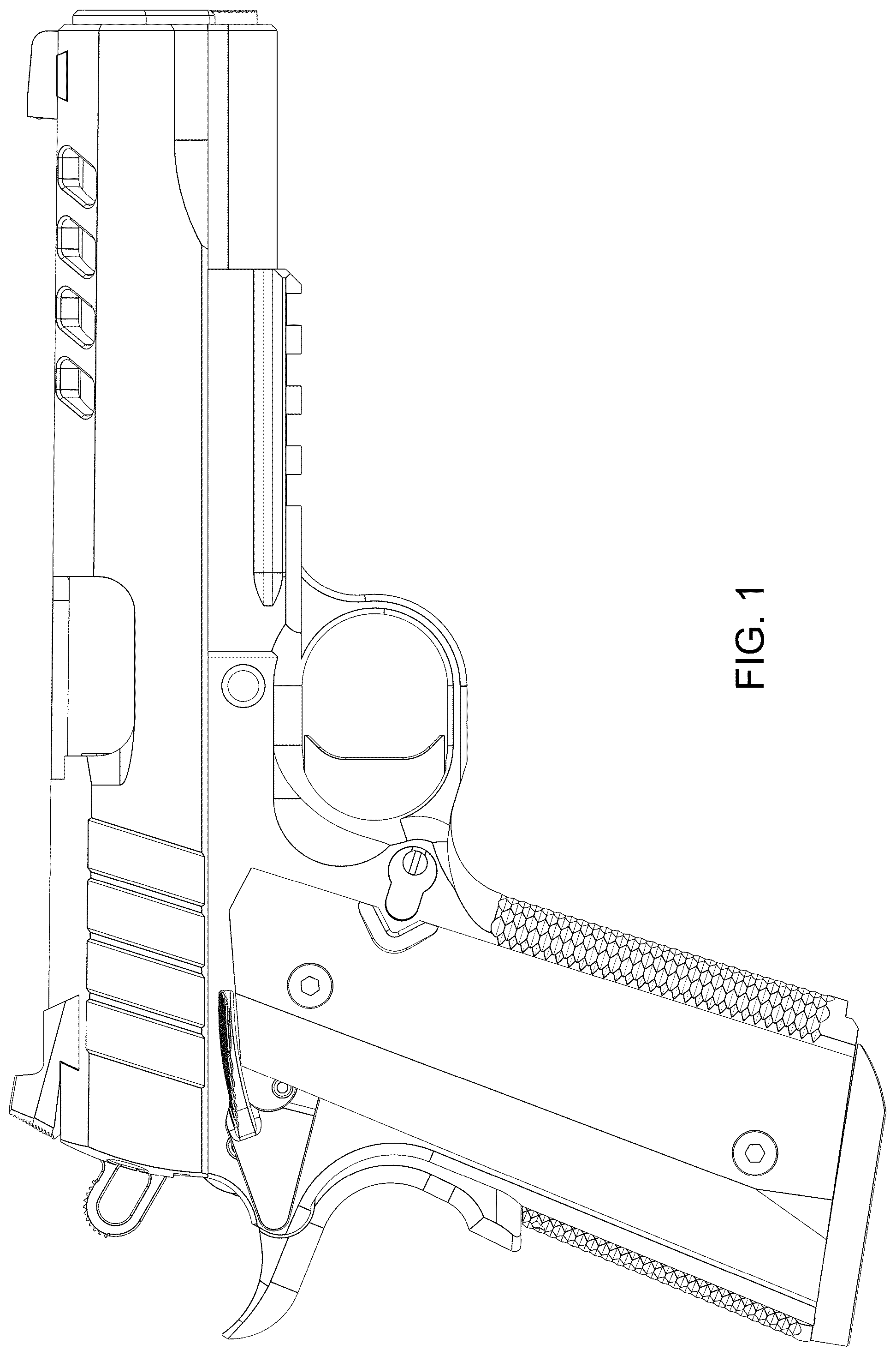 Patent USD1043889 Figure 1 – Handgun