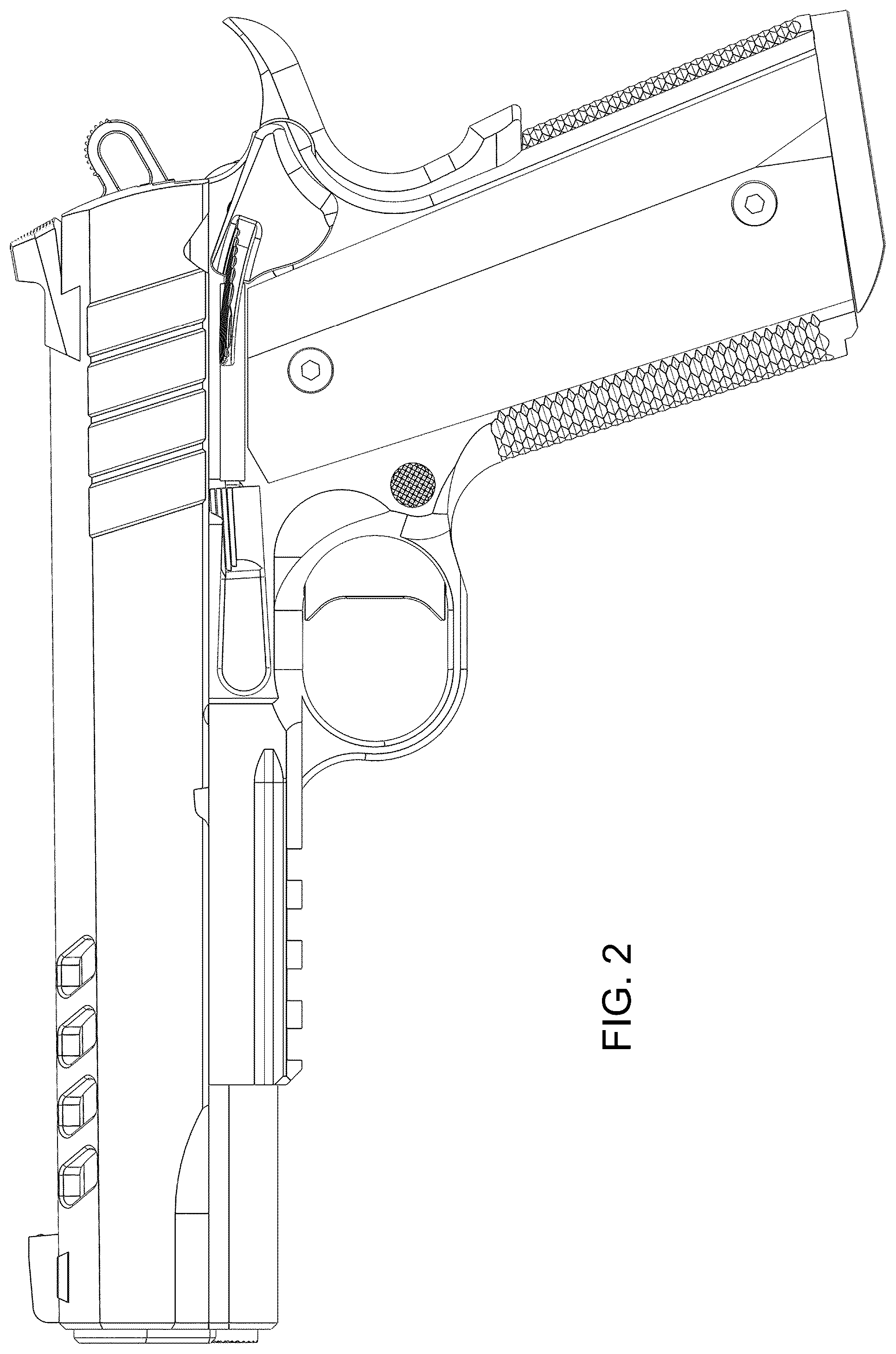 Patent USD1043889 Figure 2 – Handgun