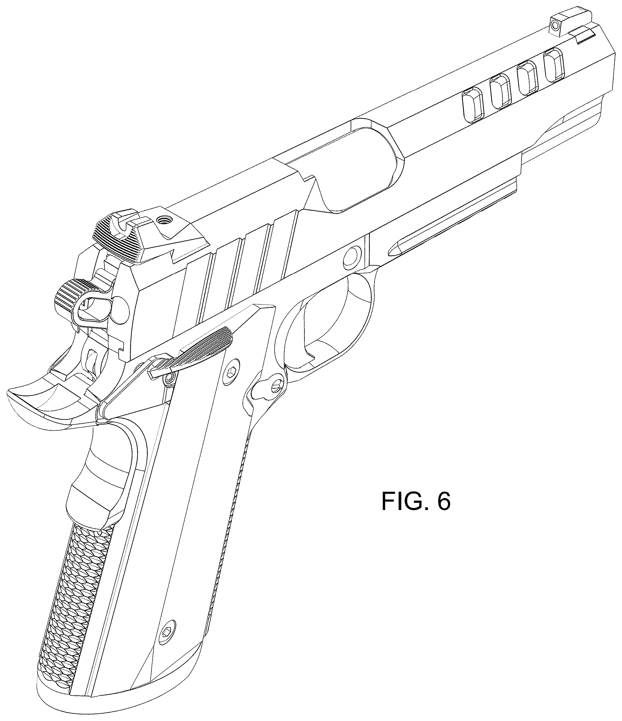 Patent USD1043889 Figure 6 – Handgun