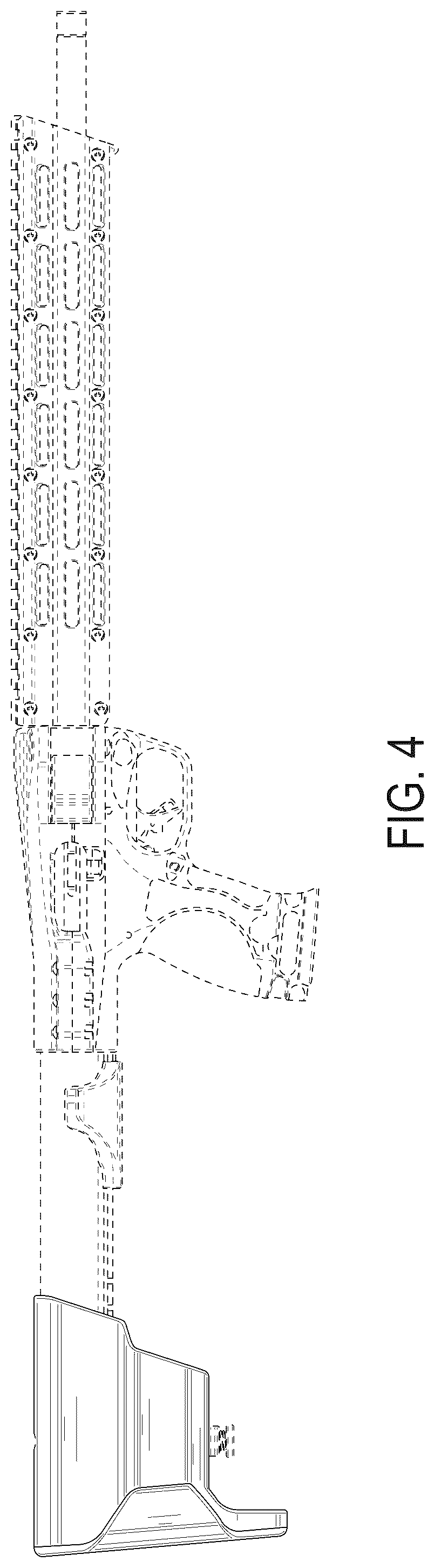 Patent USD1043890 Figure 4 – Firearm having buttstock