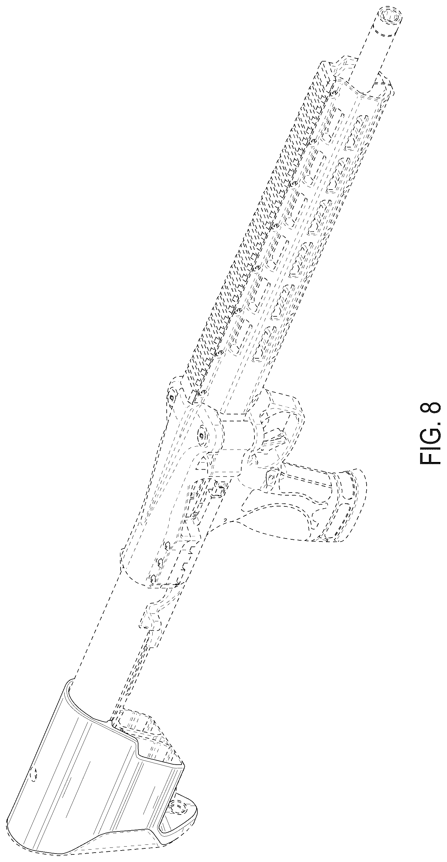 Patent USD1043890 Figure 7 – Firearm having buttstock