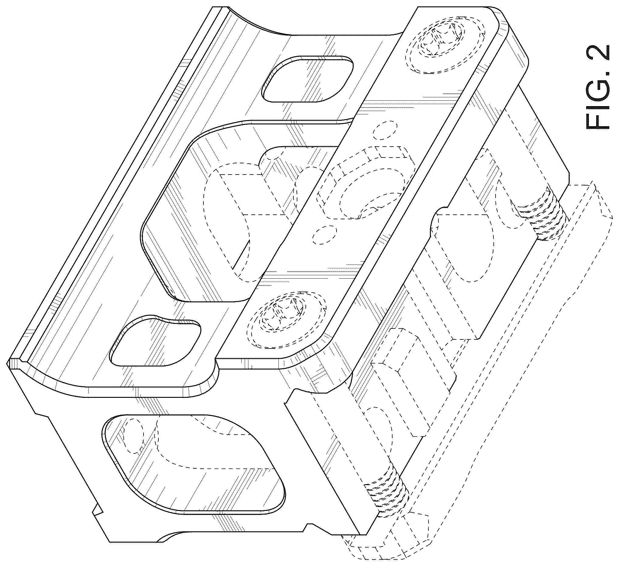 Patent USD1043893 Figure 2 – Optical sight mount