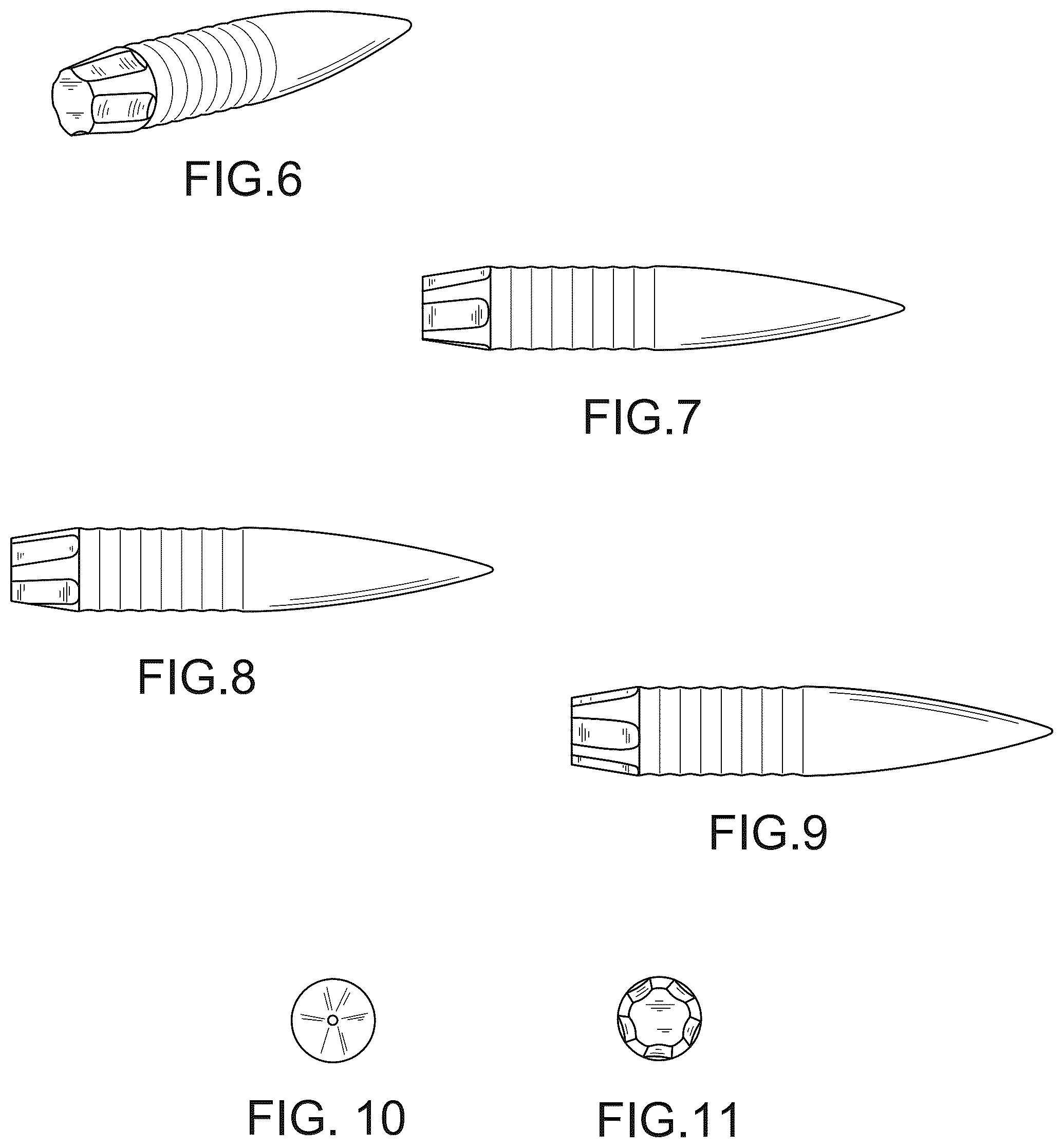 Patent USD1043894 Figure 2 – Projectile