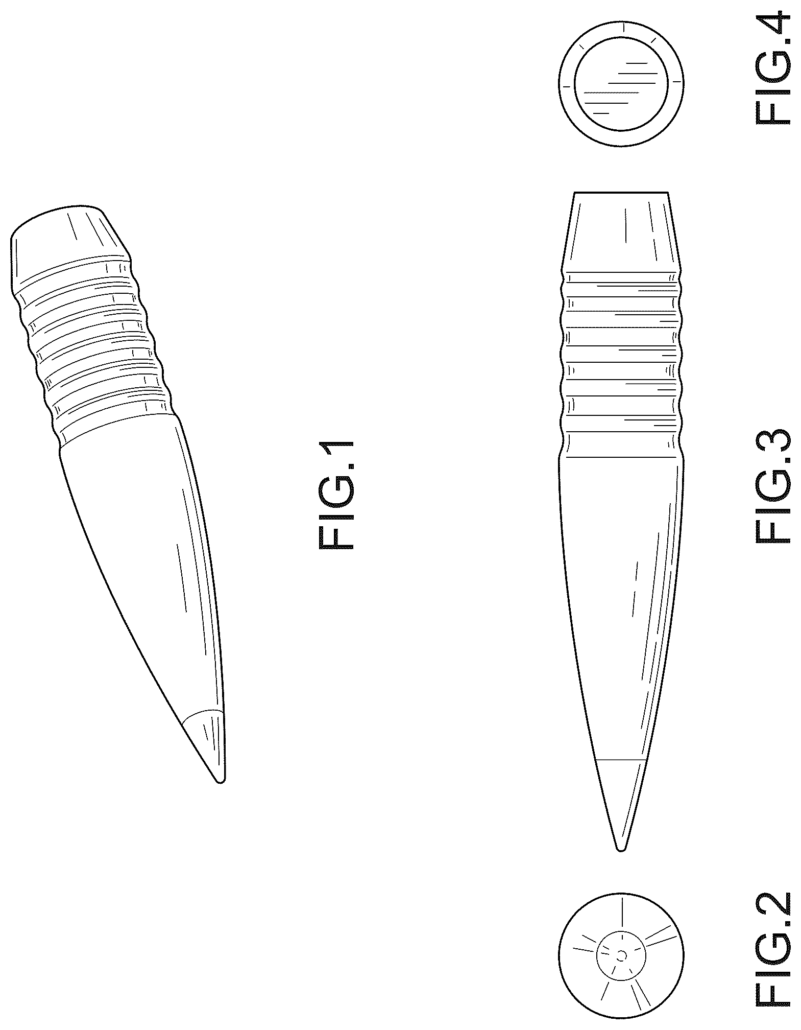 Patent USD1043896 — Projectile — Figure 1
