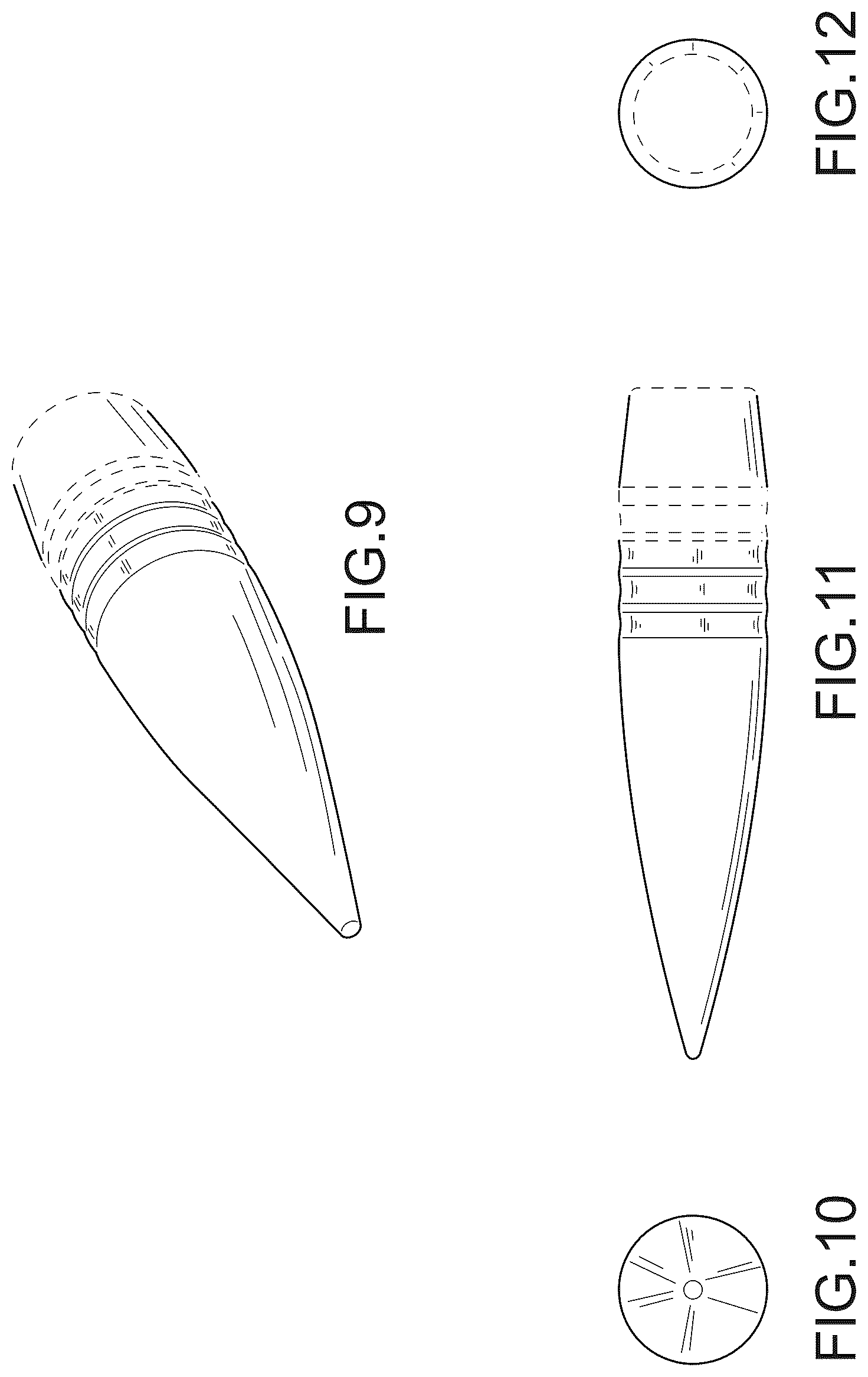 Patent USD1043897 Figure 3 – Projectile