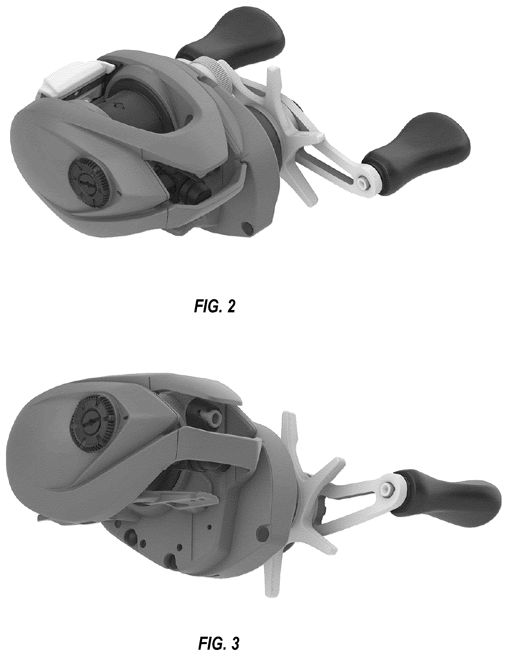 Patent USD1043904 Figure 2 – Fishing reel