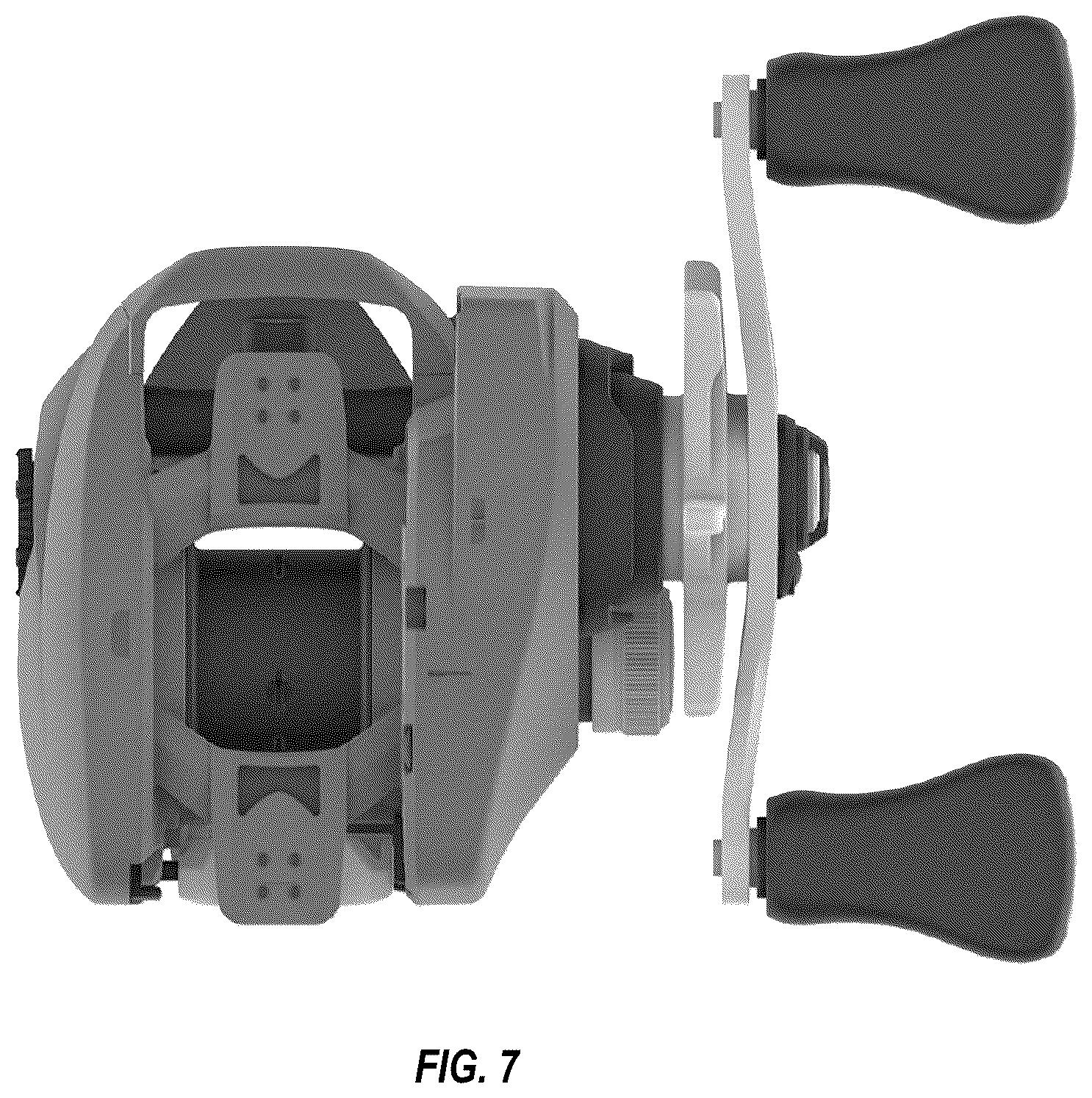 Patent USD1043904 Figure 5 – Fishing reel
