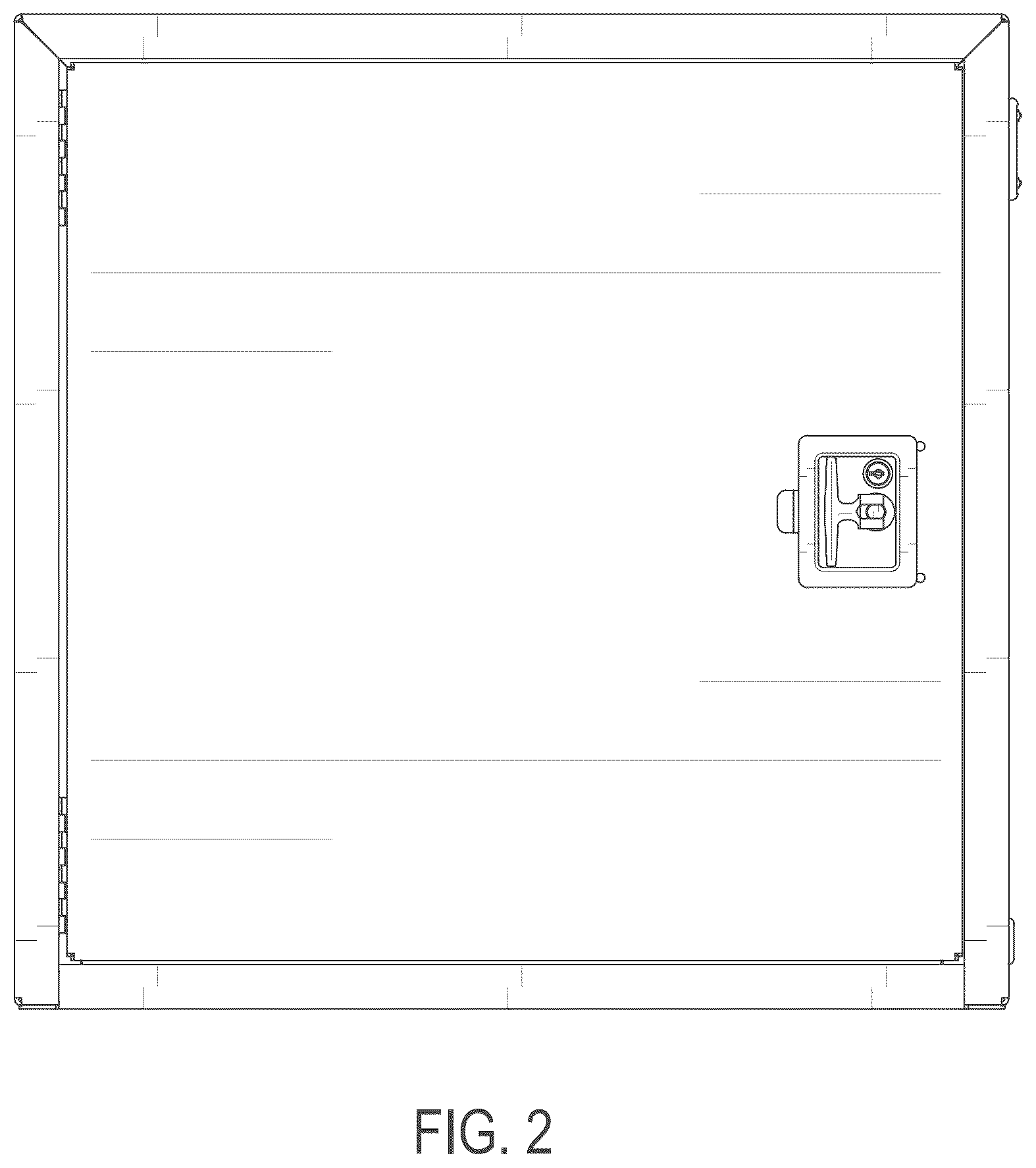 Patent USD1043907 Figure 2 – Liquid propane container for ice fishing enclosure