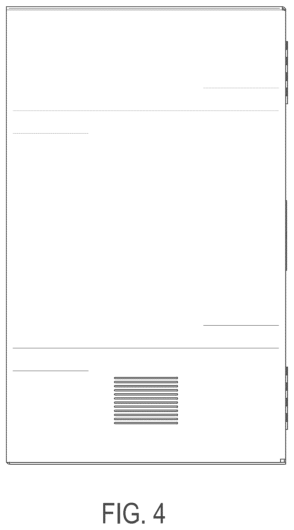 Patent USD1043907 Figure 4 – Liquid propane container for ice fishing enclosure