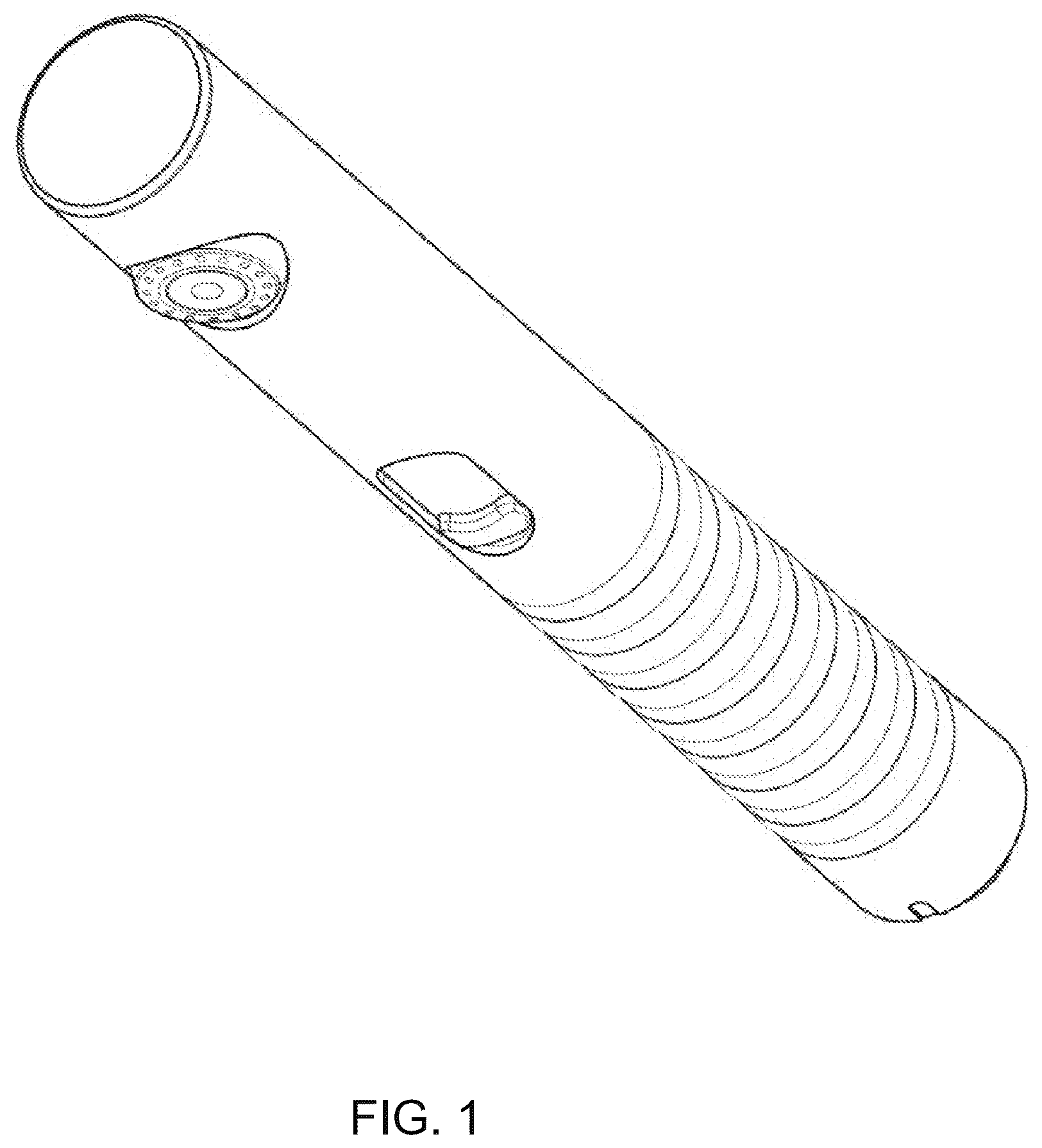 Patent USD1043908 Figure 1 – Shower handle