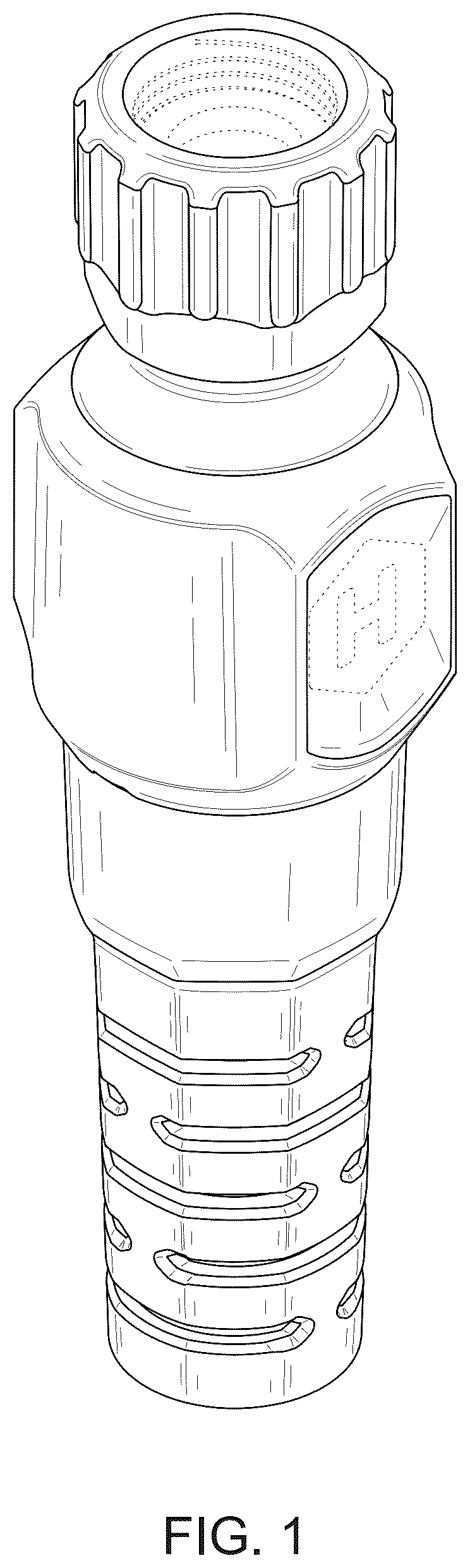 Patent USD1043909 Figure 1 – Nozzle