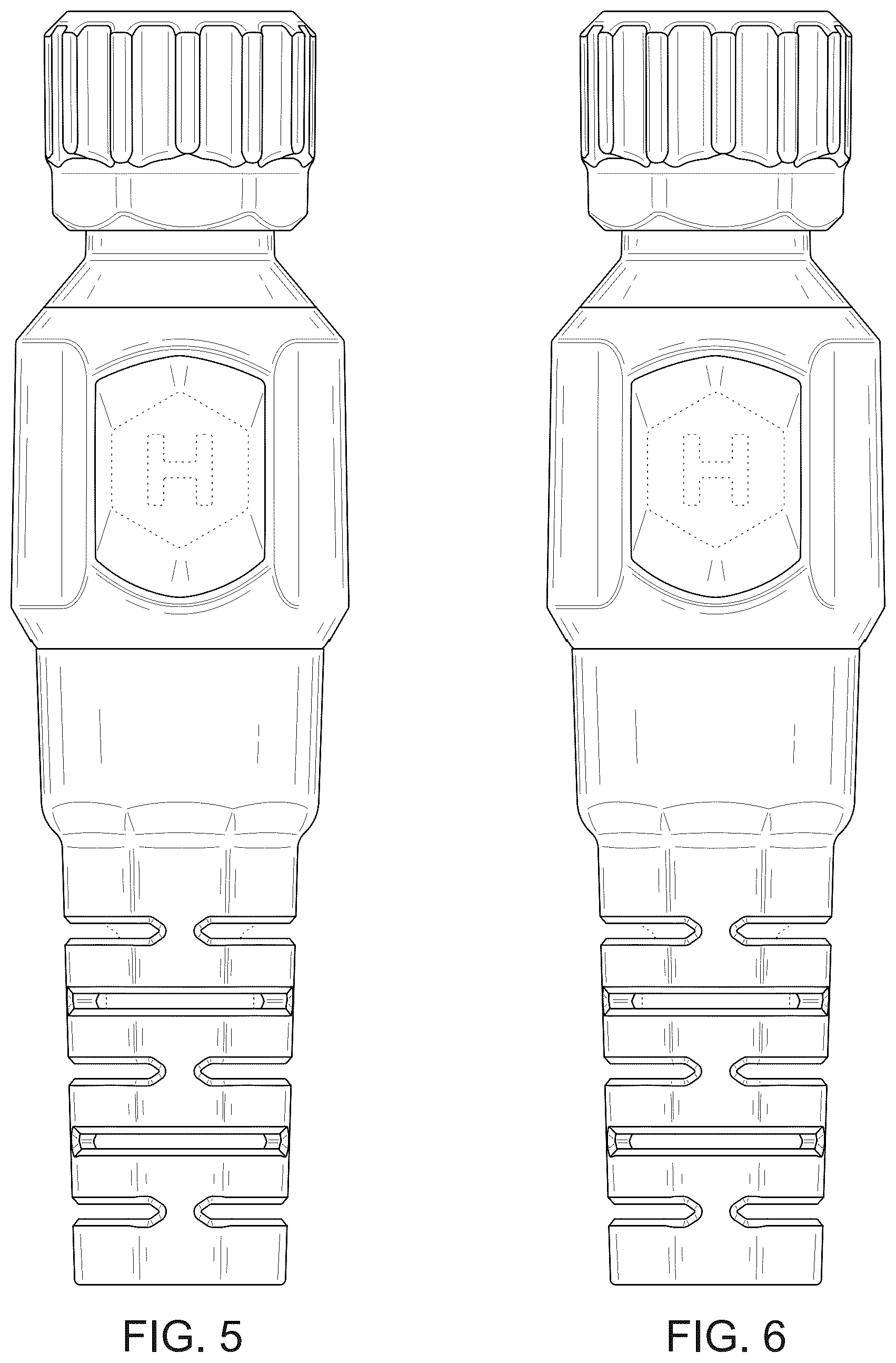 Patent USD1043909 Figure 4 – Nozzle