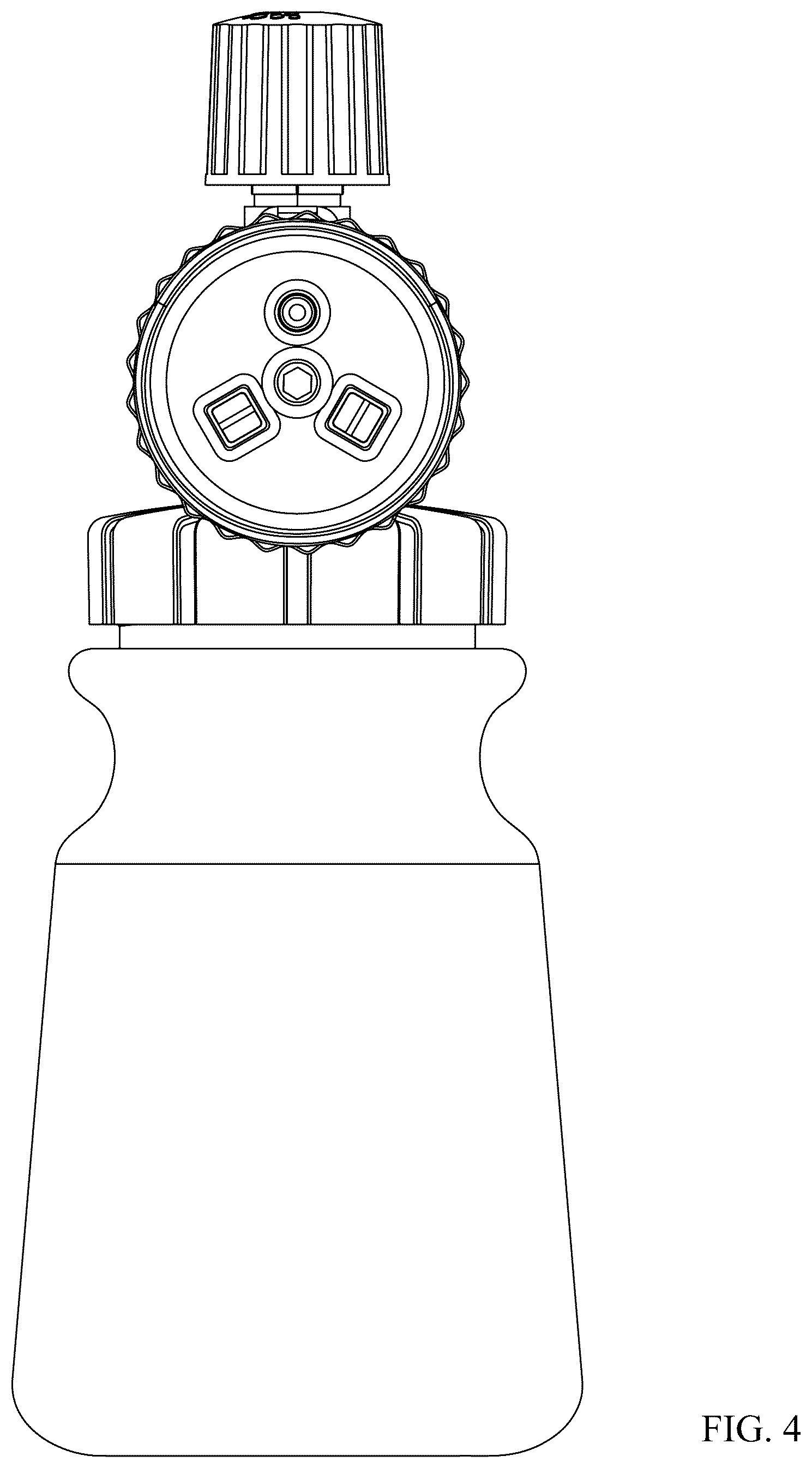 Patent USD1043913 Figure 4 – Three-patterns high-pressure foam cannon