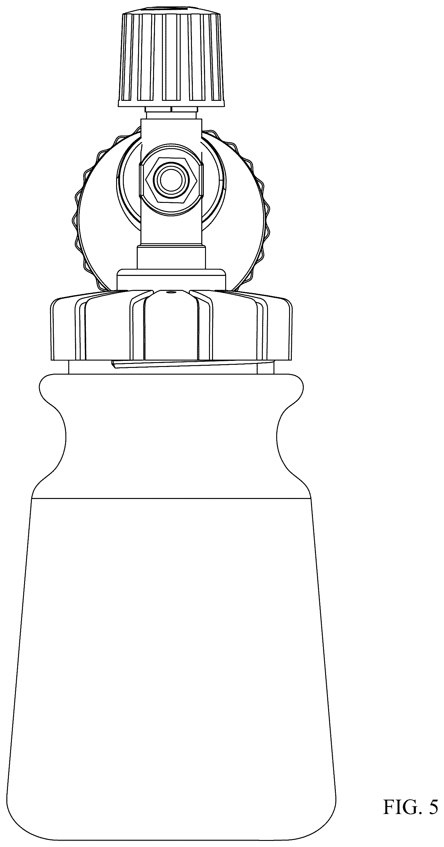 Patent USD1043913 Figure 5 – Three-patterns high-pressure foam cannon