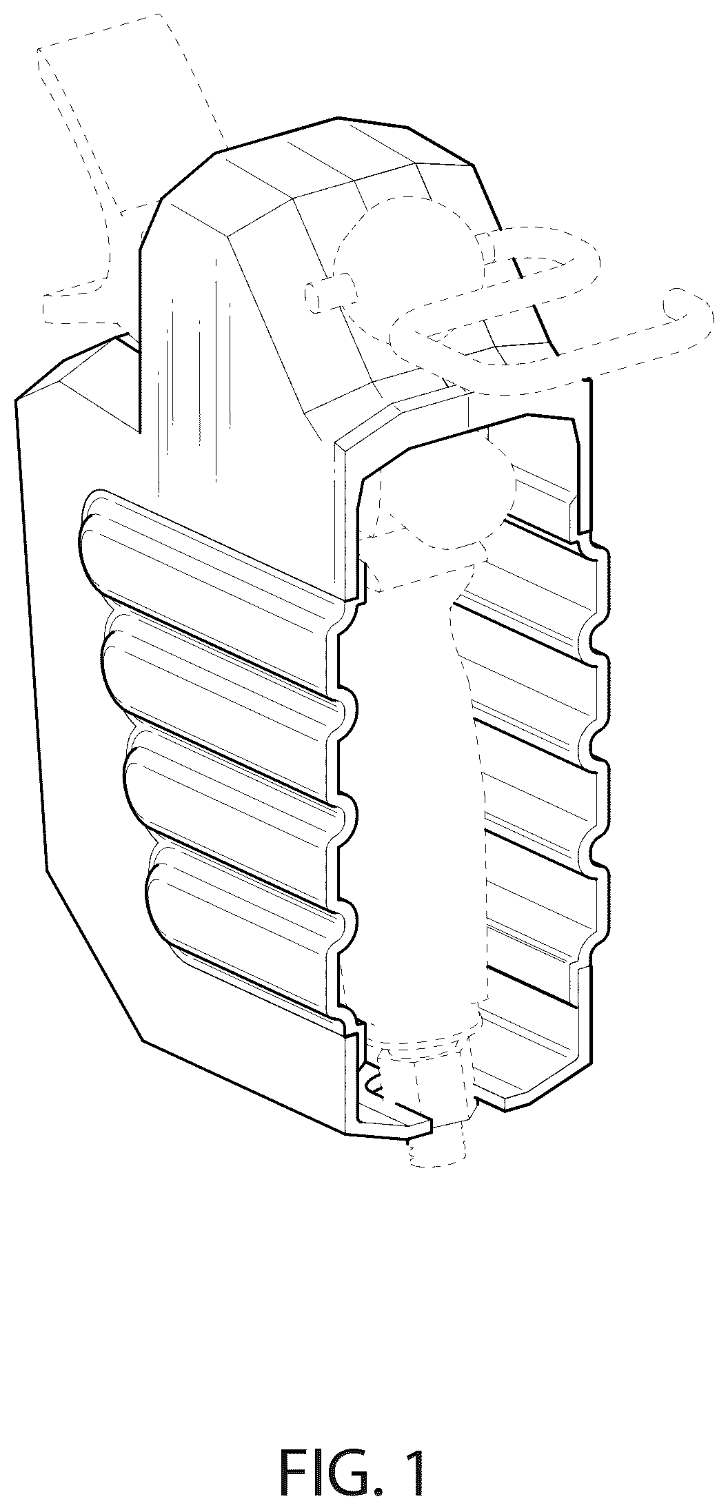 Patent USD1043914 Figure 1 – Cover for spray a gun