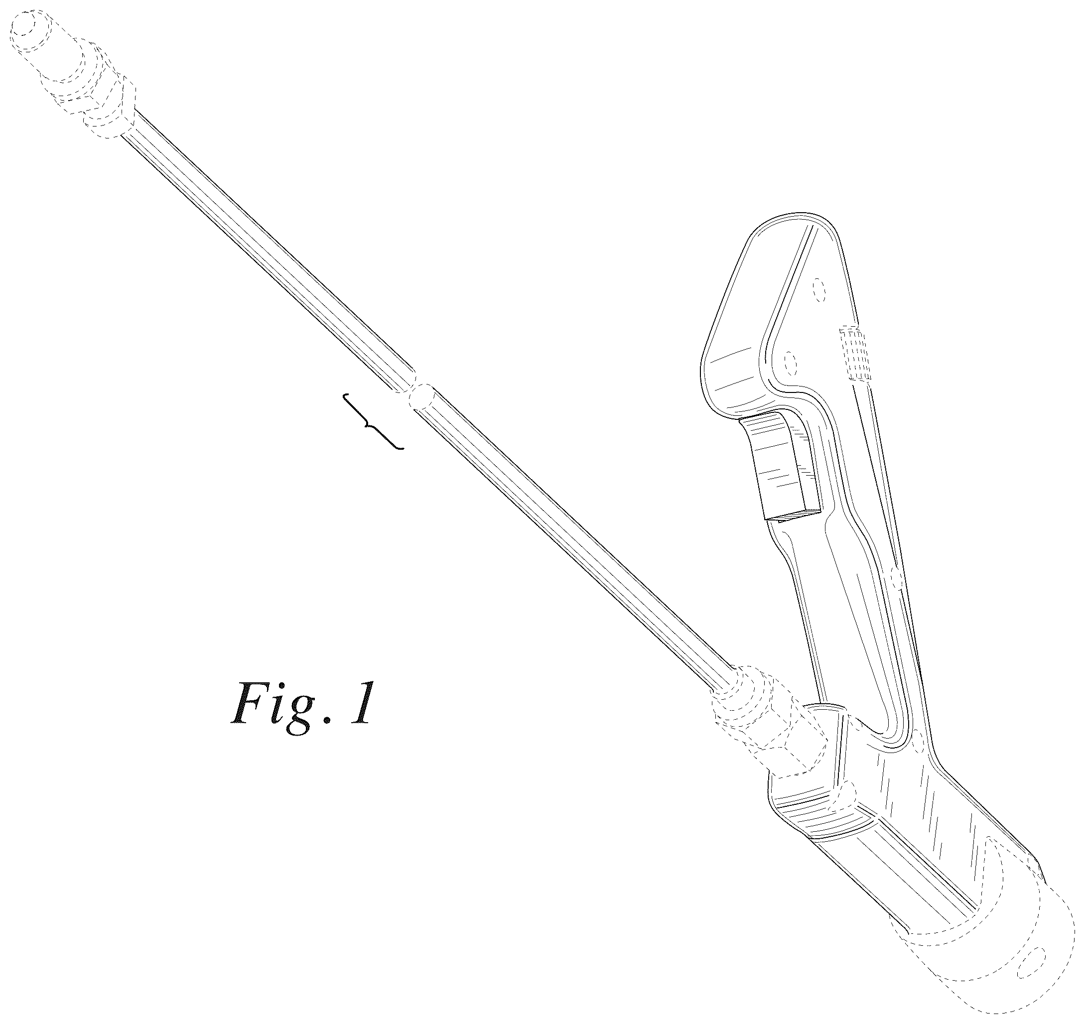 Patent USD1043915 Figure 1 – Sprayer wand