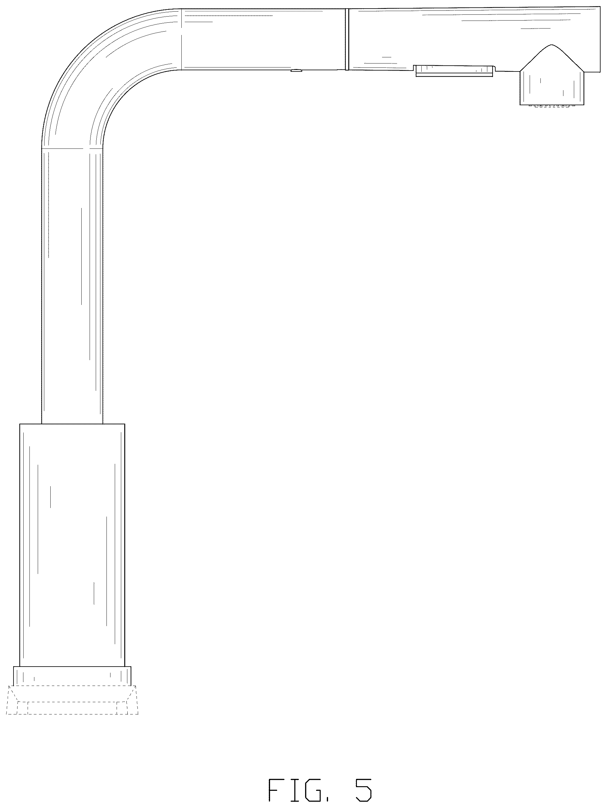 Patent USD1043917 Figure 5 – Faucet