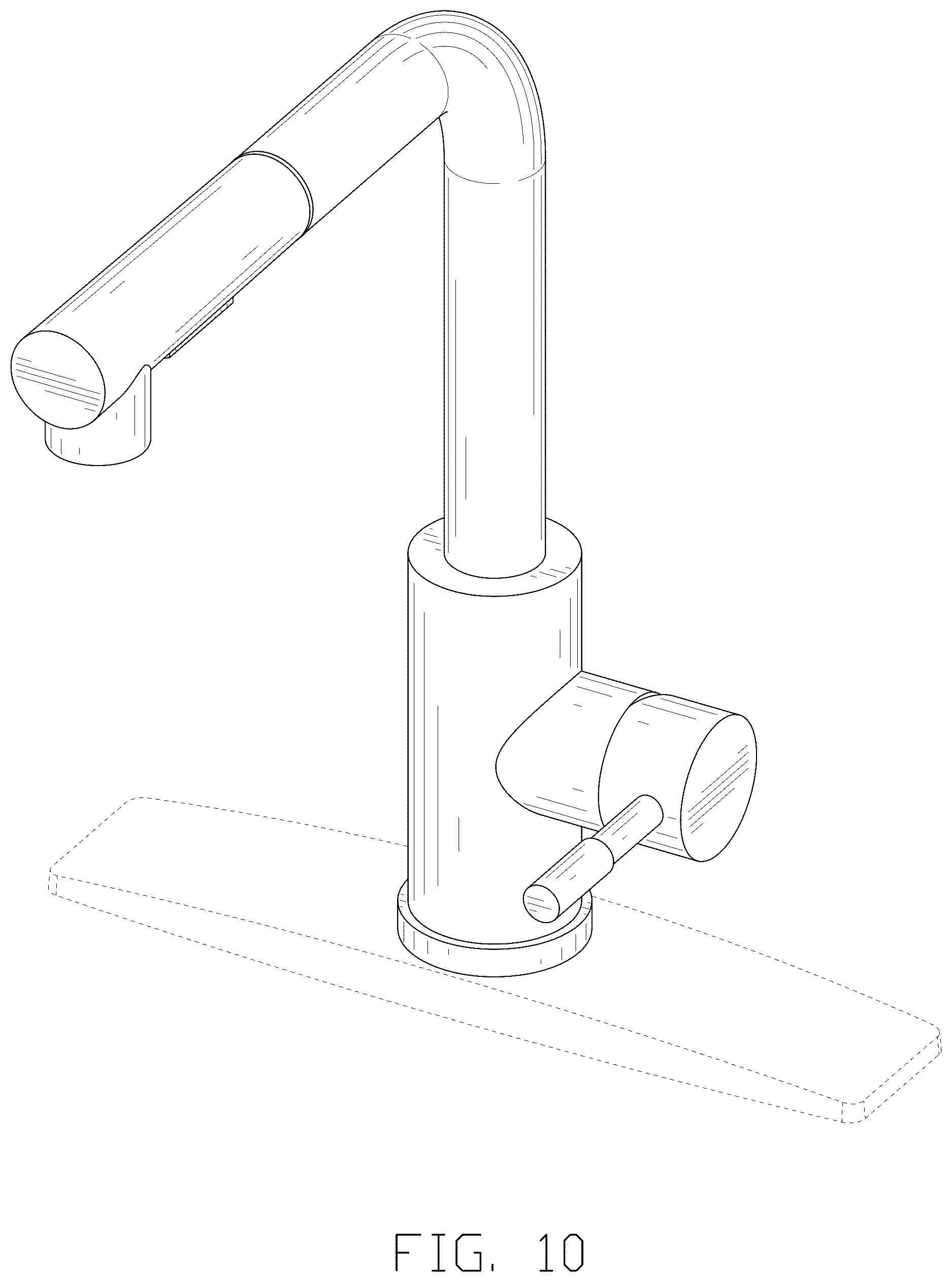 Patent USD1043917 Figure 10 – Faucet