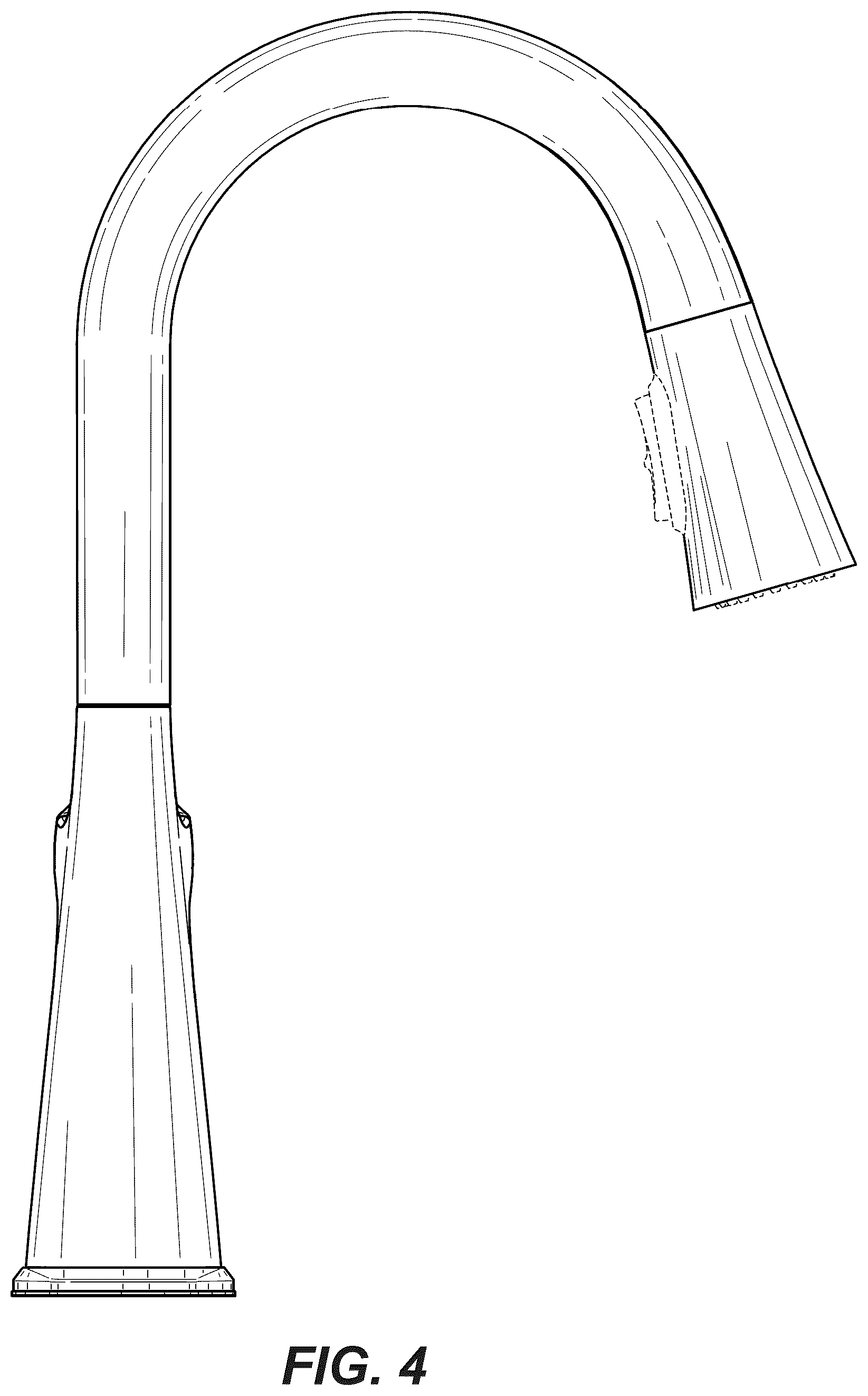 Patent USD1043918 Figure 4 – Faucet