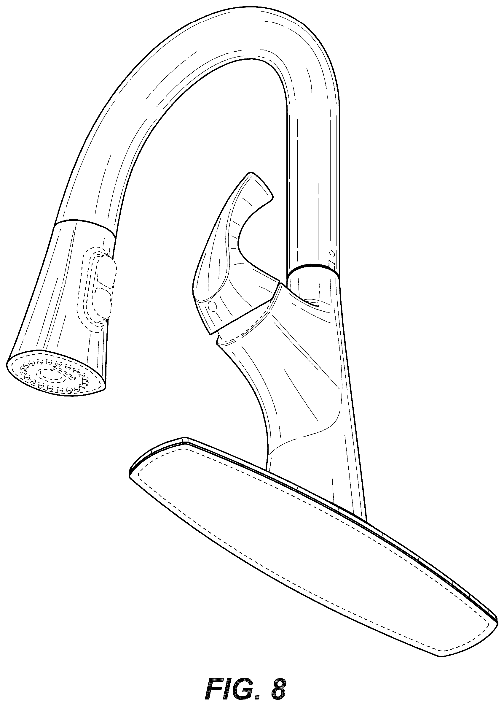 Patent USD1043918 Figure 8 – Faucet