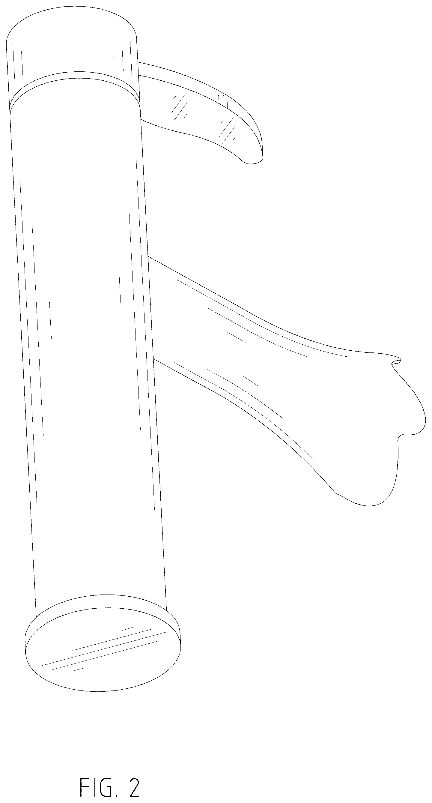 Patent USD1043919 Figure 2 – Faucet