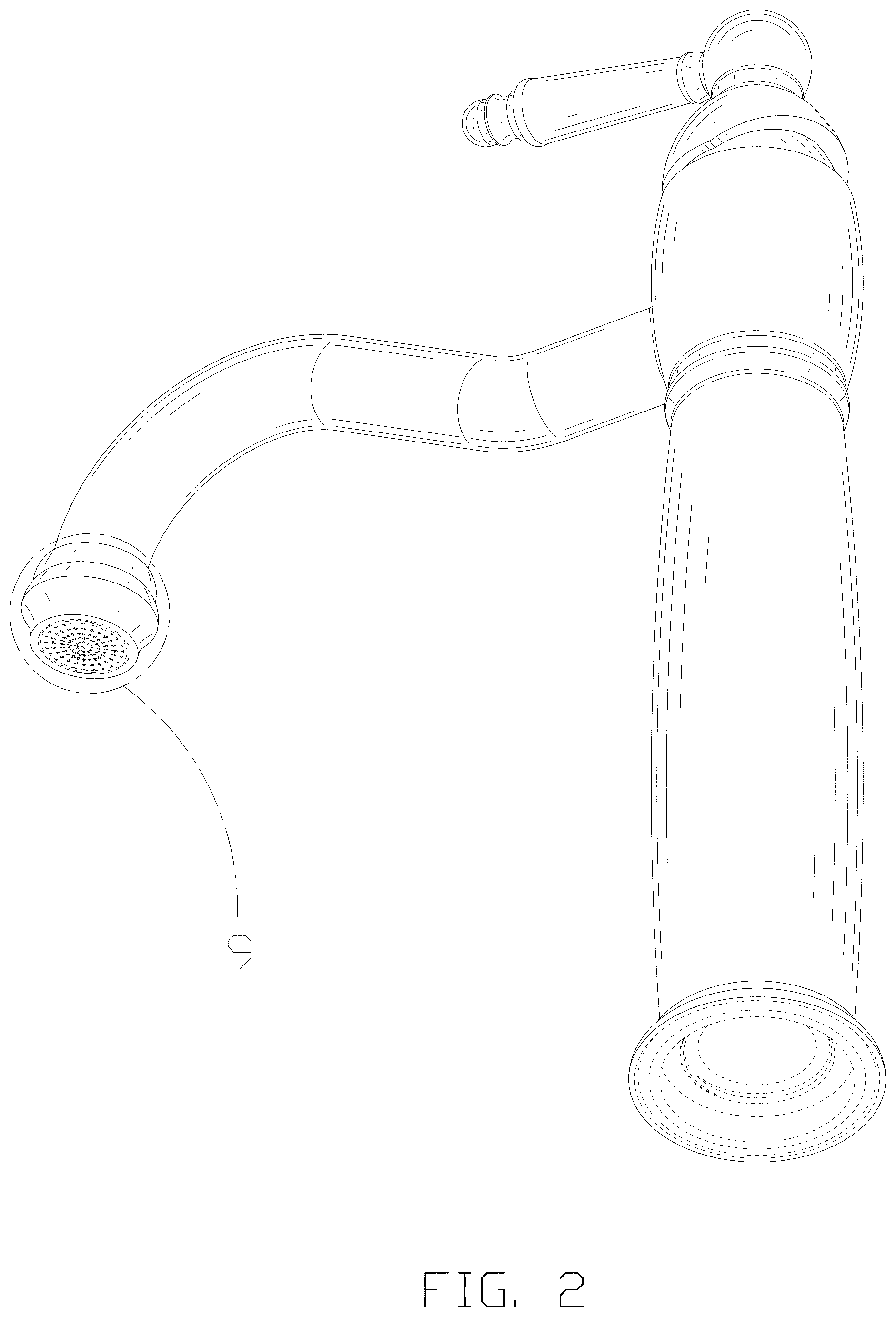 Patent USD1043920 Figure 2 – Faucet