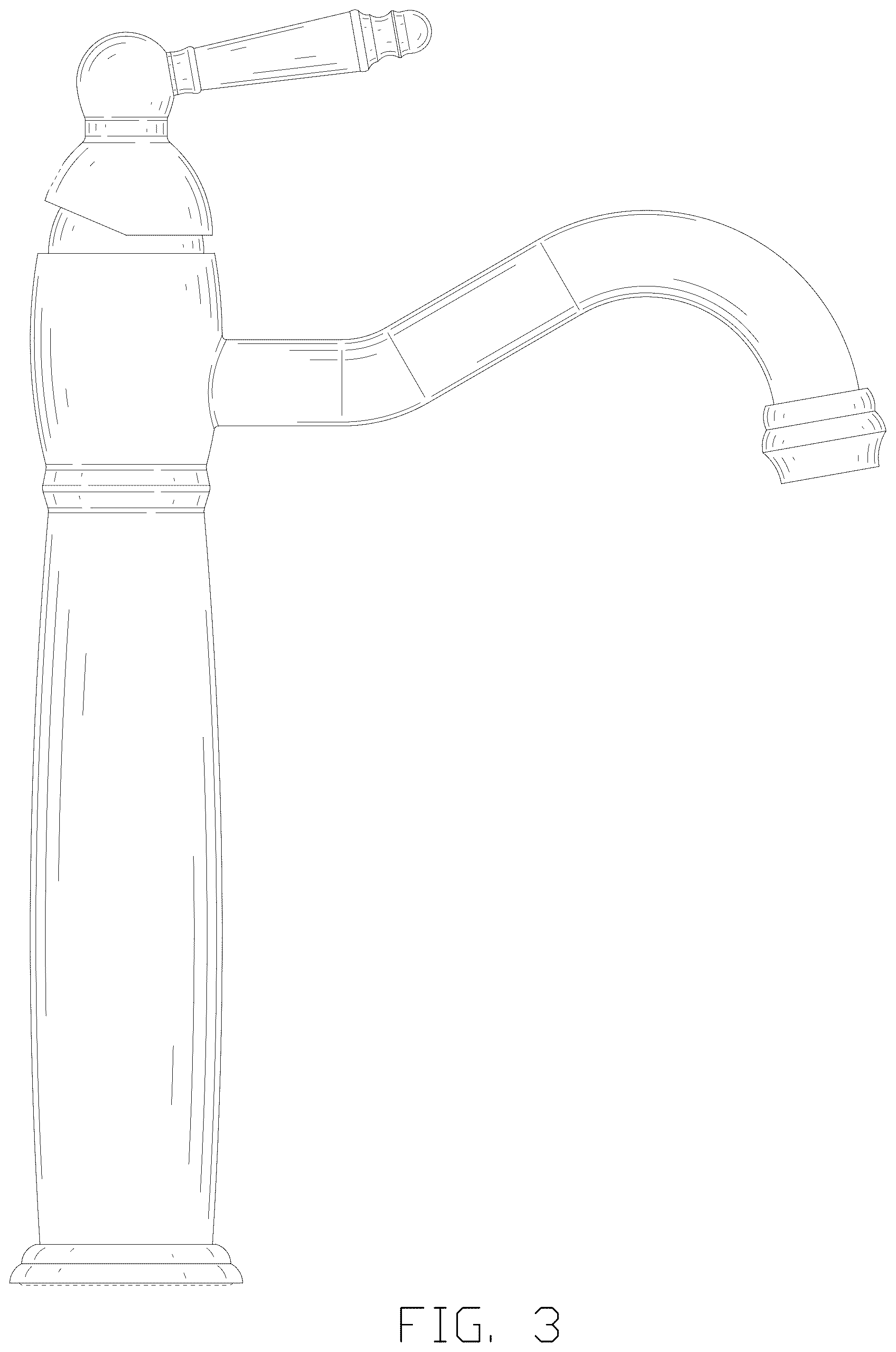 Patent USD1043920 Figure 3 – Faucet