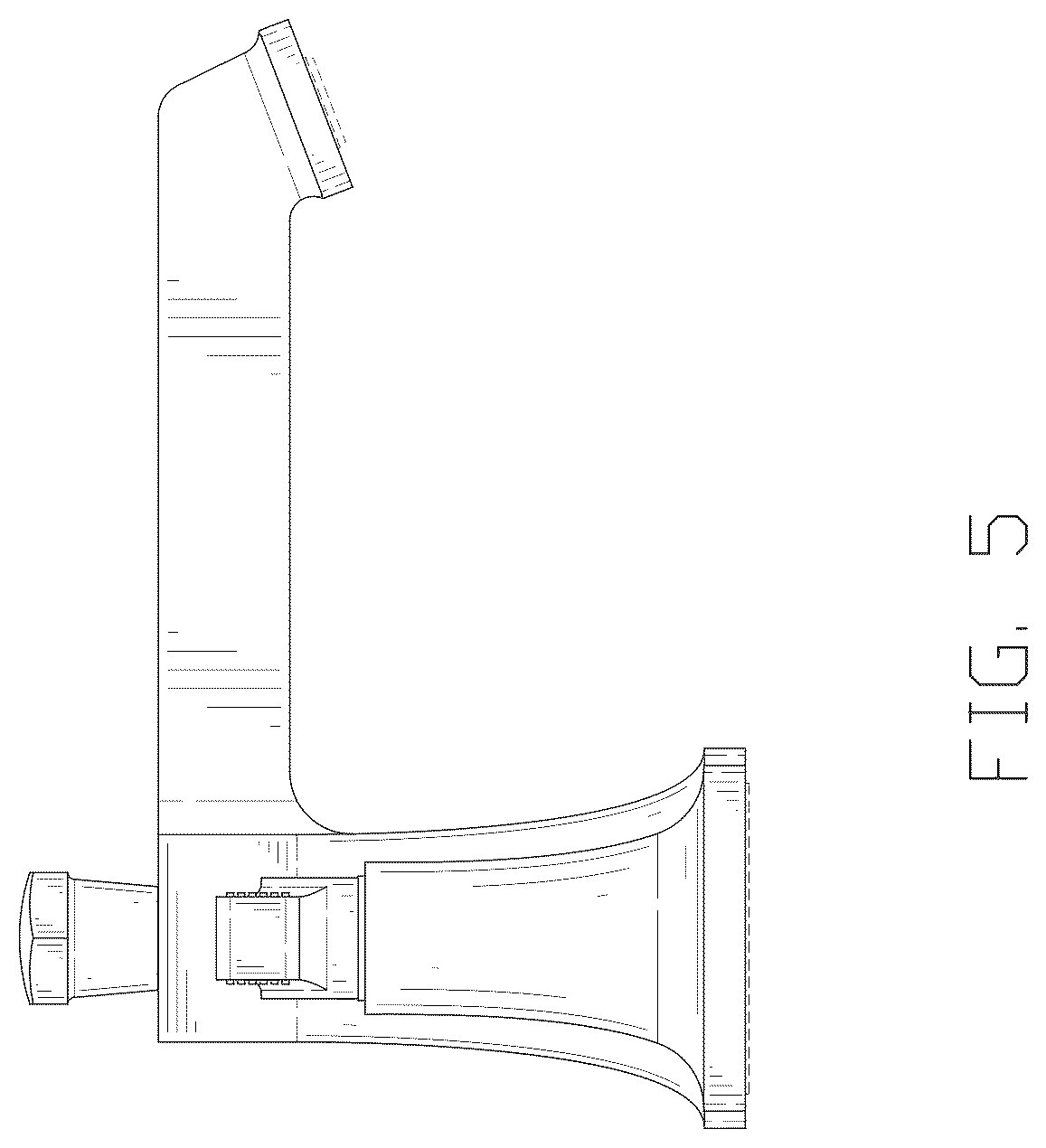 Patent USD1043921 Figure 5 – Faucet