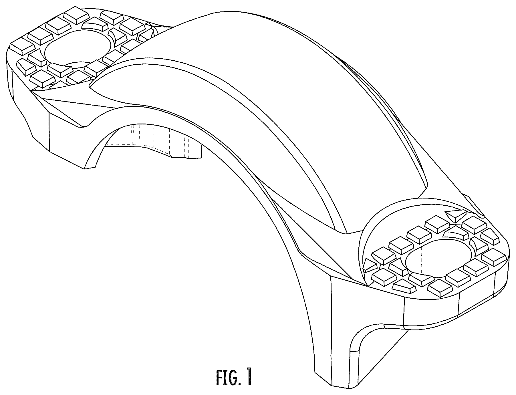 Patent USD1043925 — Pipe coupling segment — Figure 1