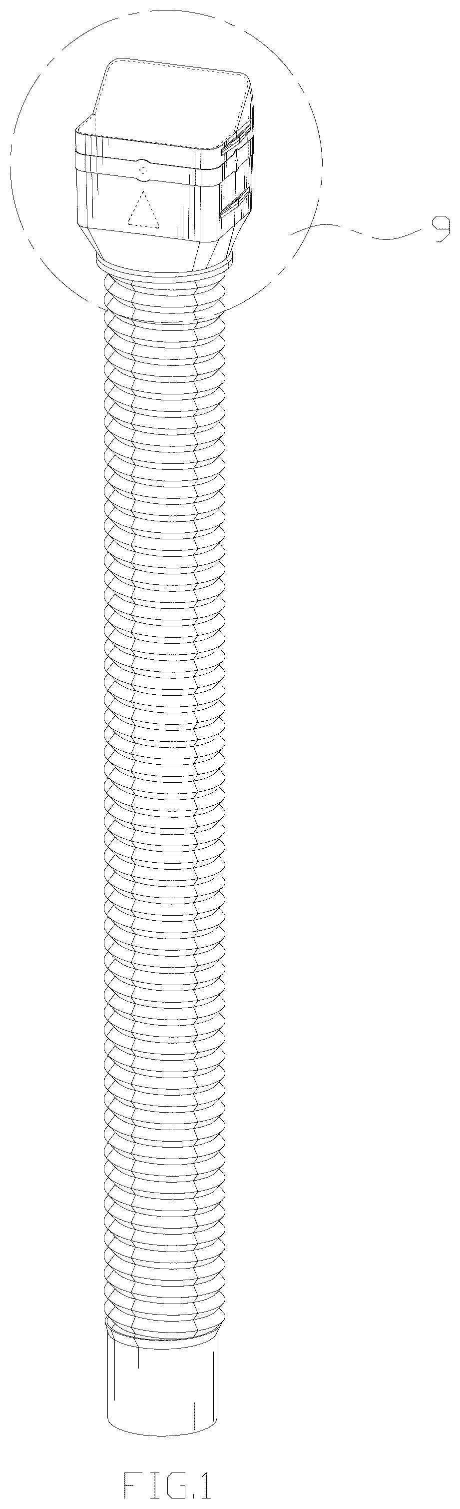 Patent USD1043926 Figure 1 – Downspout extension