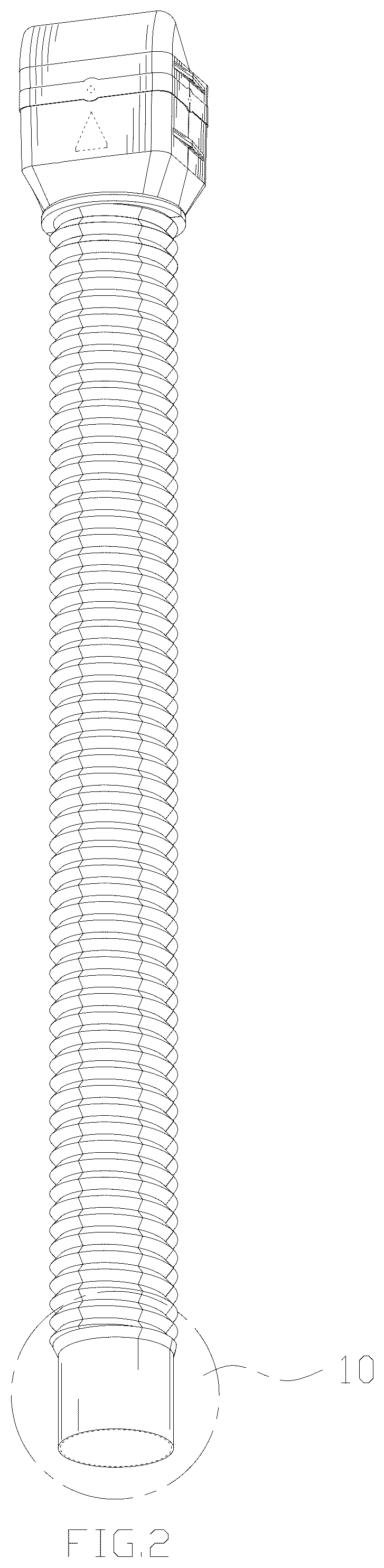 Patent USD1043926 Figure 2 – Downspout extension