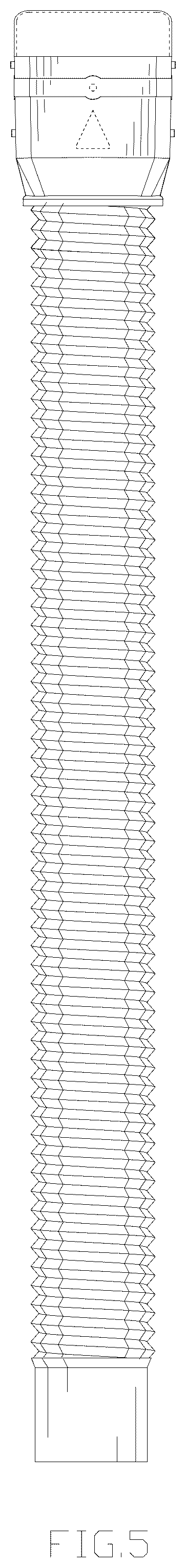 Patent USD1043926 Figure 5 – Downspout extension