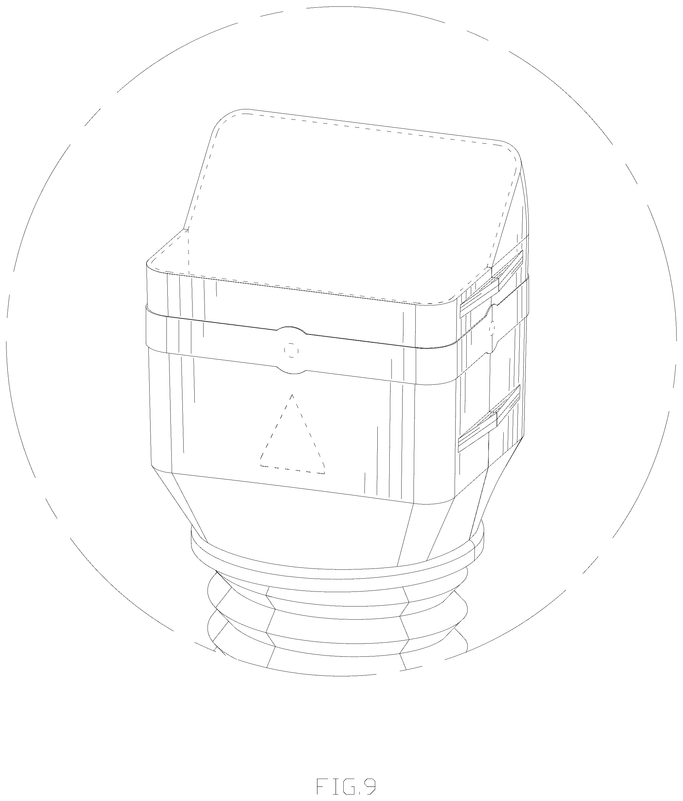 Patent USD1043926 Figure 9 – Downspout extension