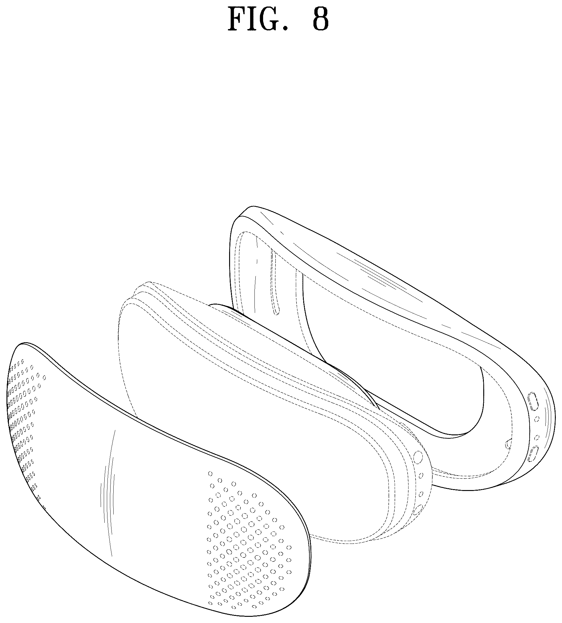 Patent USD1043932 Figure 8 – Portable air conditioner