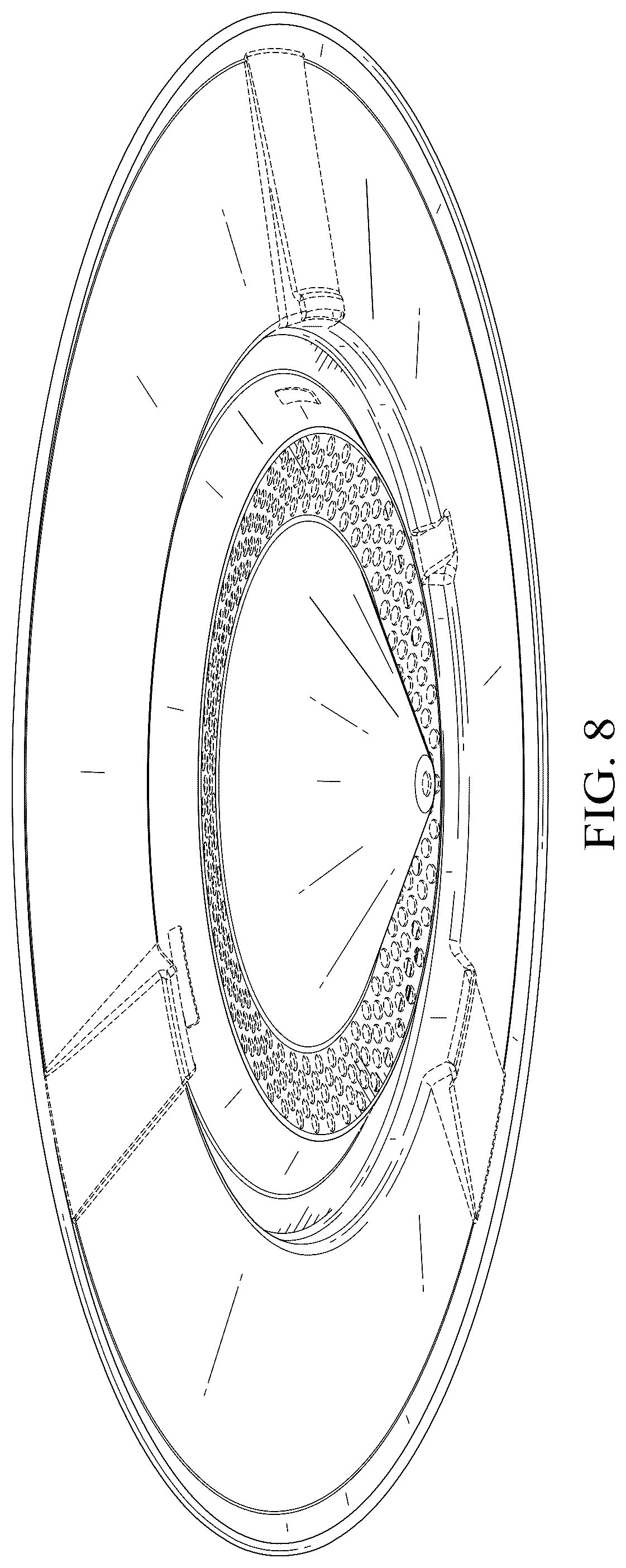 Patent USD1043933 Figure 6 – Device for fire pit