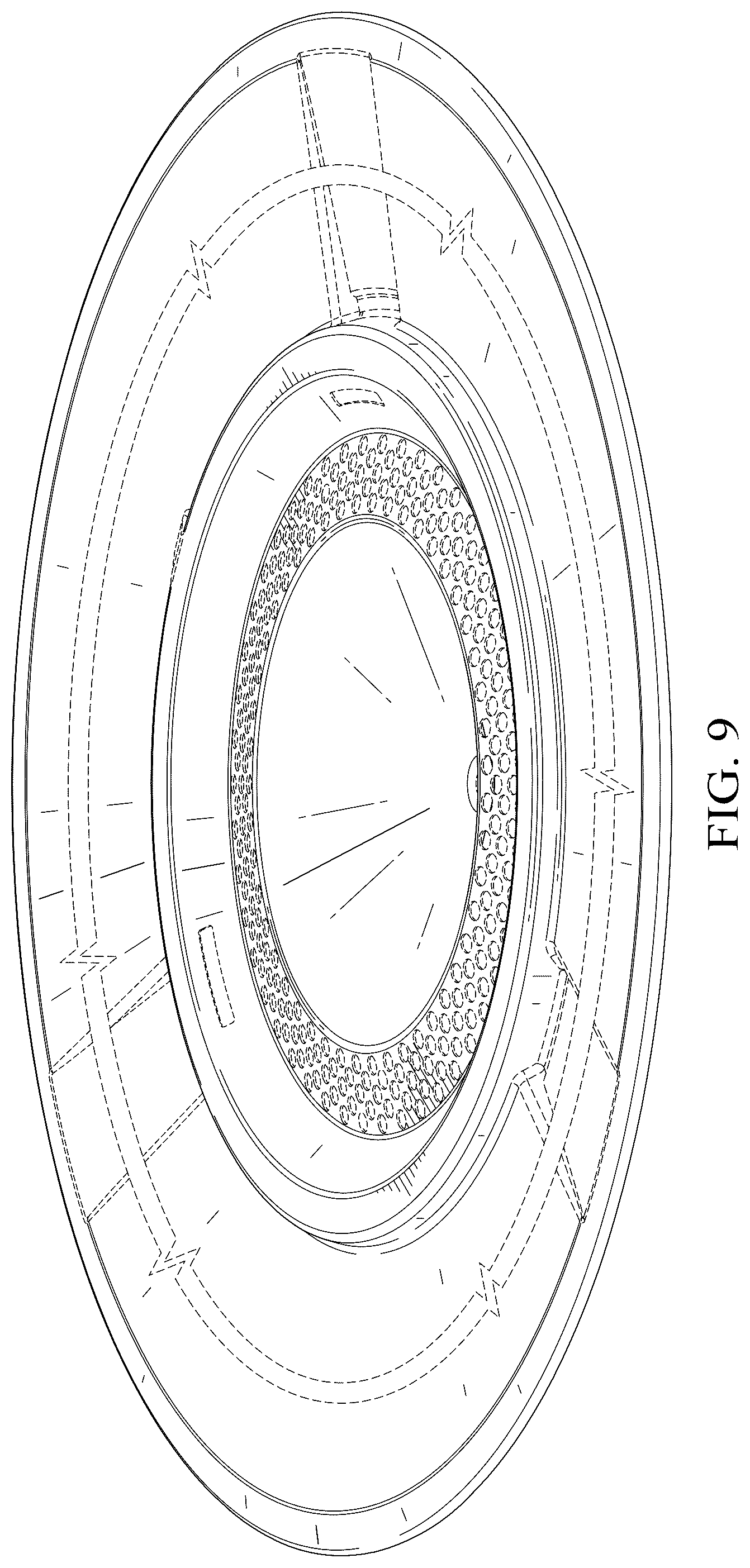 Patent USD1043933 Figure 7 – Device for fire pit