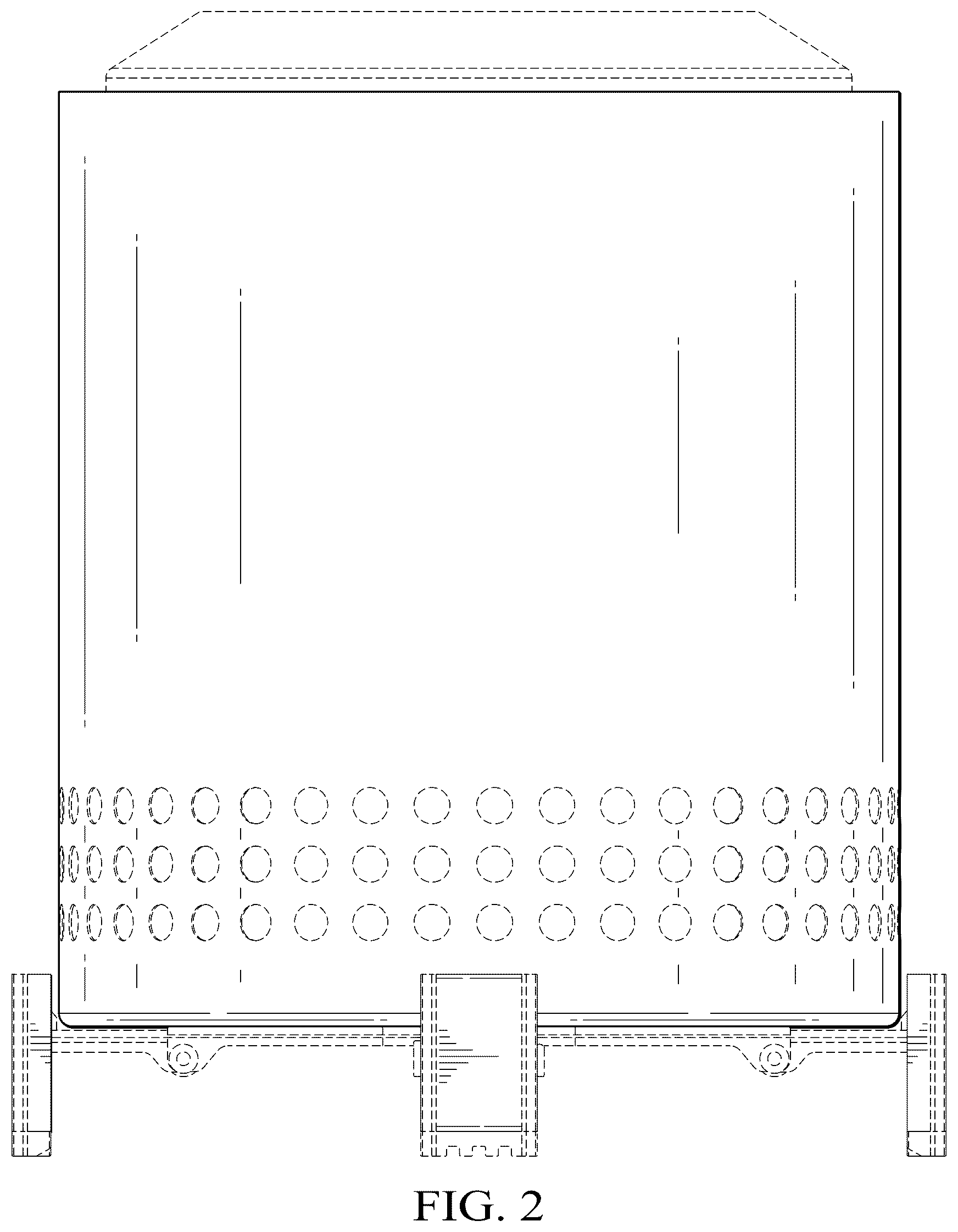 Patent USD1043934 Figure 2 – Fire pit and stand