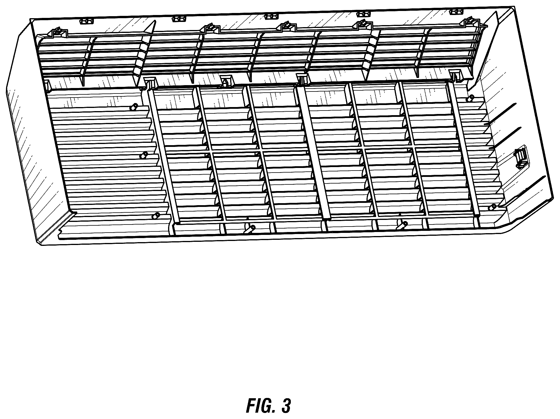 Patent USD1043936 Figure 3 – Air conditioner cover