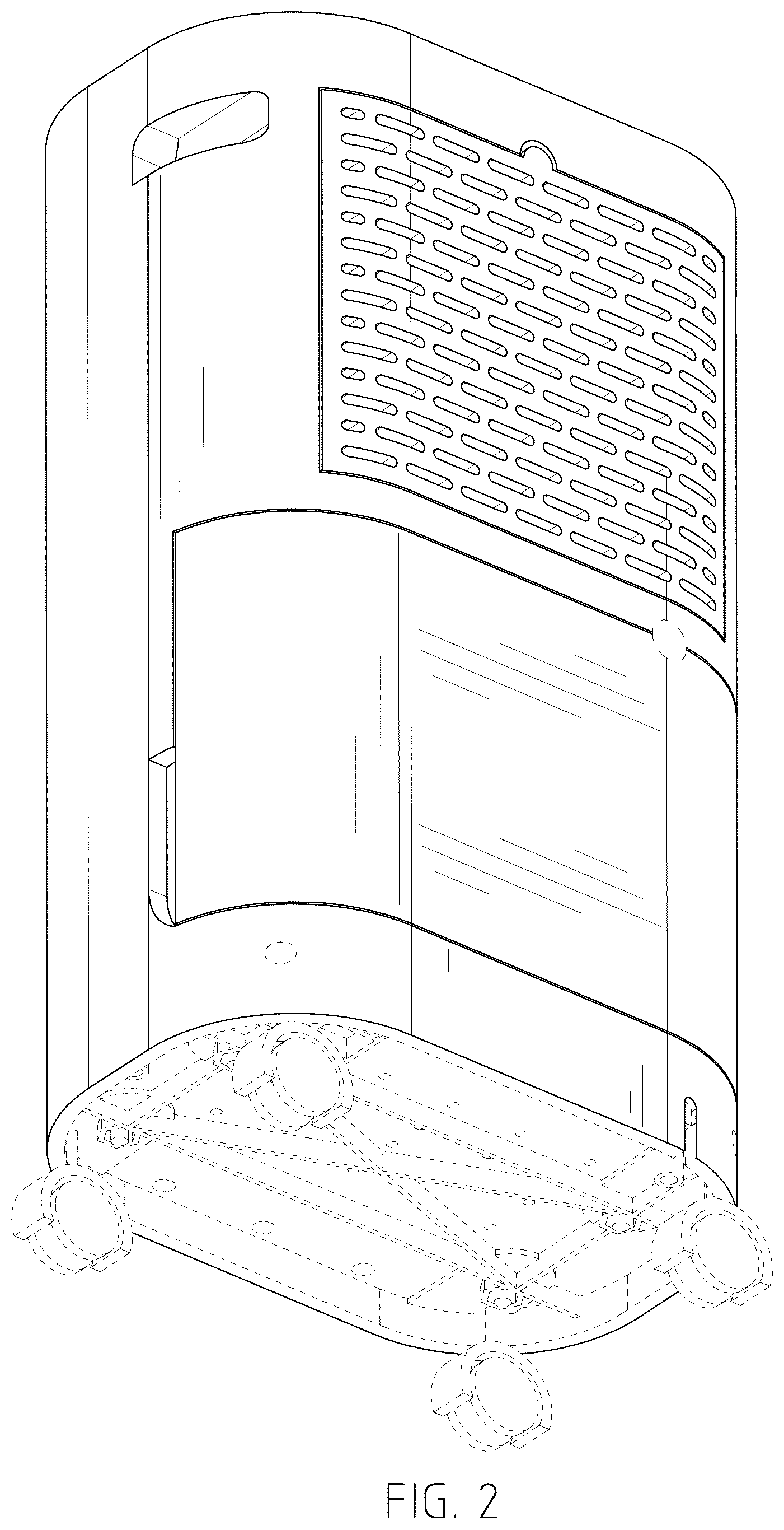 Patent USD1043938 Figure 2 – Dehumidifier