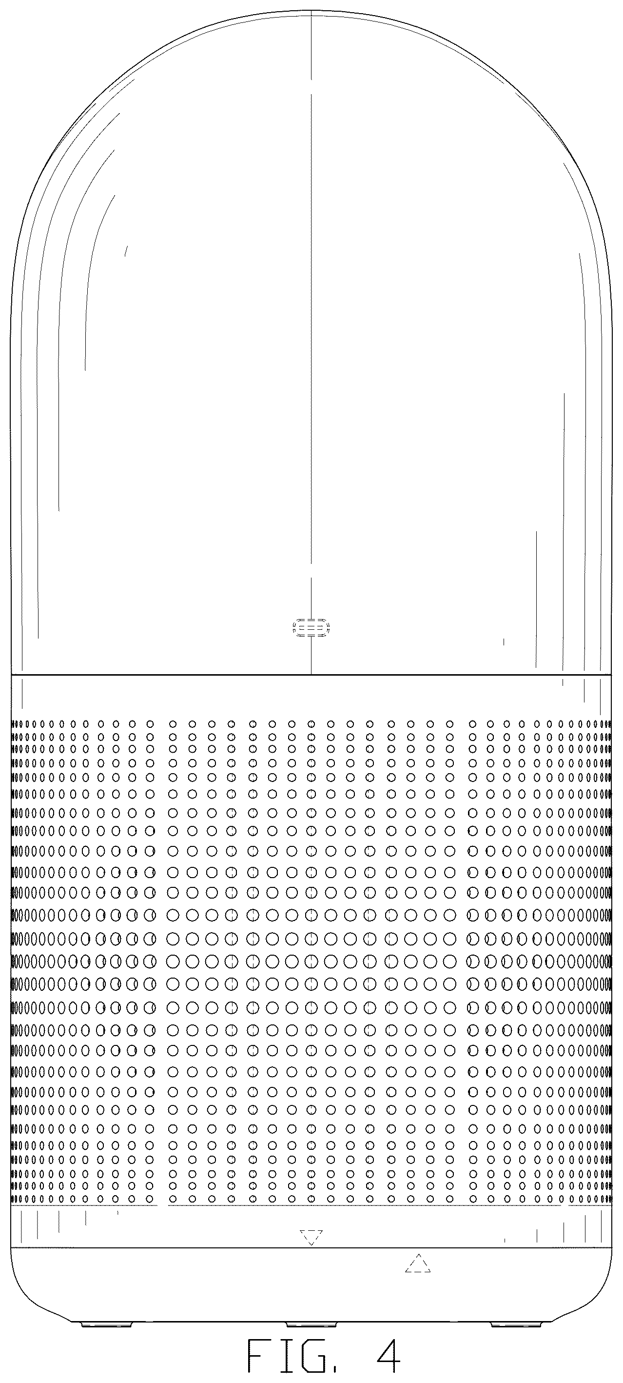 Patent USD1043940 Figure 4 – Air cleaner